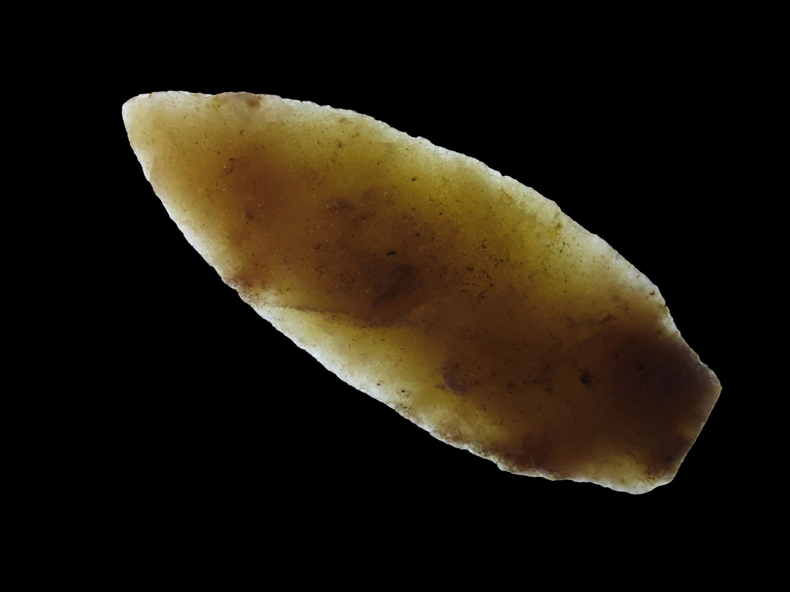 3 9/16" Adena, made of Hixton Quartz, found in Pike County Illinois (1 of 7)