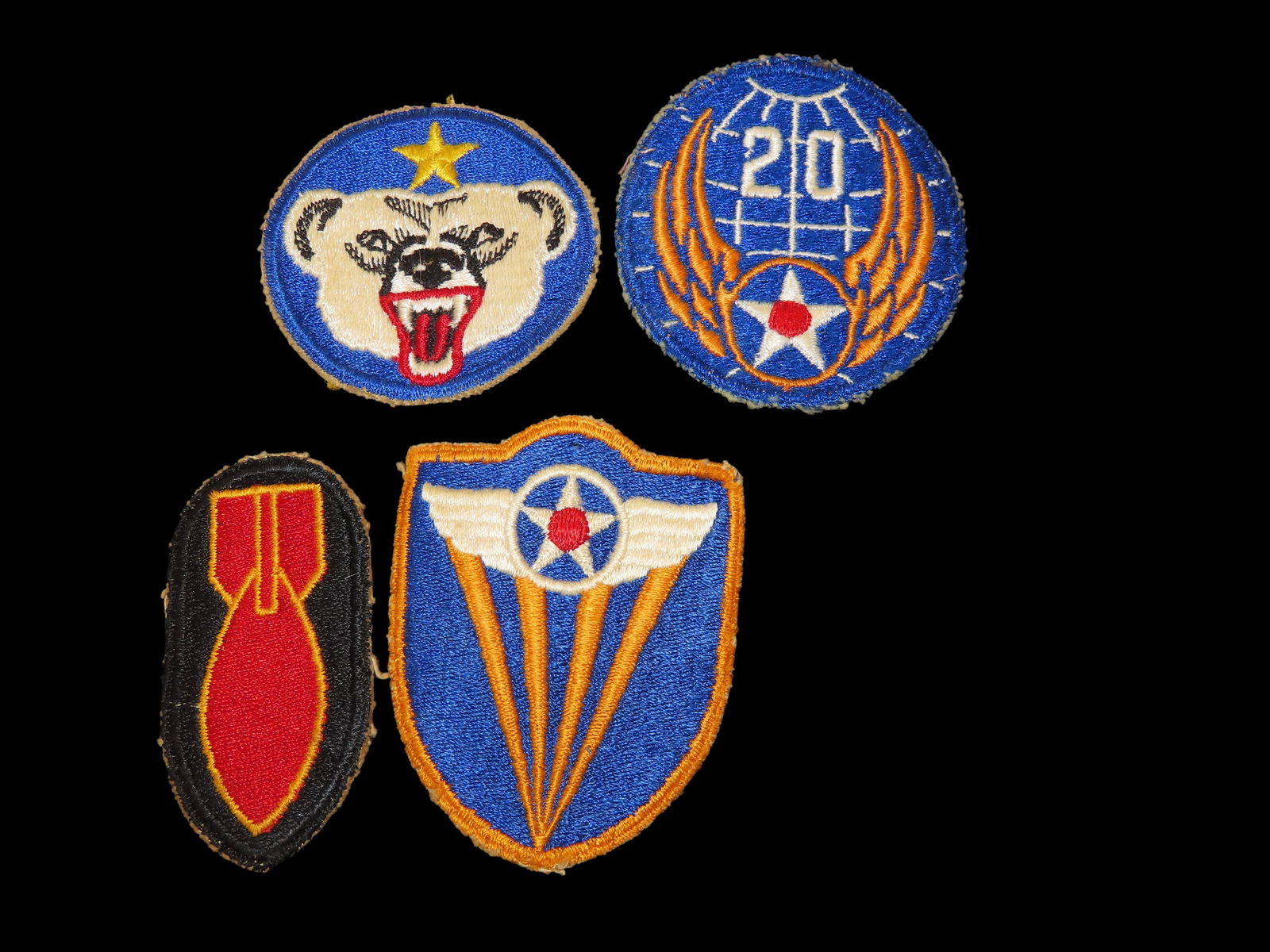 Military Patch Lot WW1 WW2 WWII WWI United States Army Air Force Etc, Some could be other countries (1 of 2)