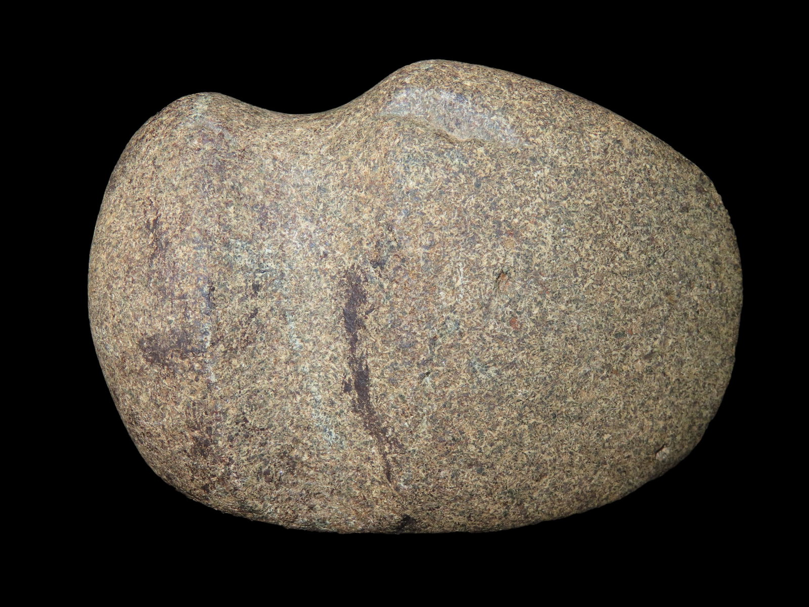3.7/8" Granite 3/4 Groove Axe, Found on the Joe Czaia Farm, East of Nutwood Illinois in Jersey (1 of 10)