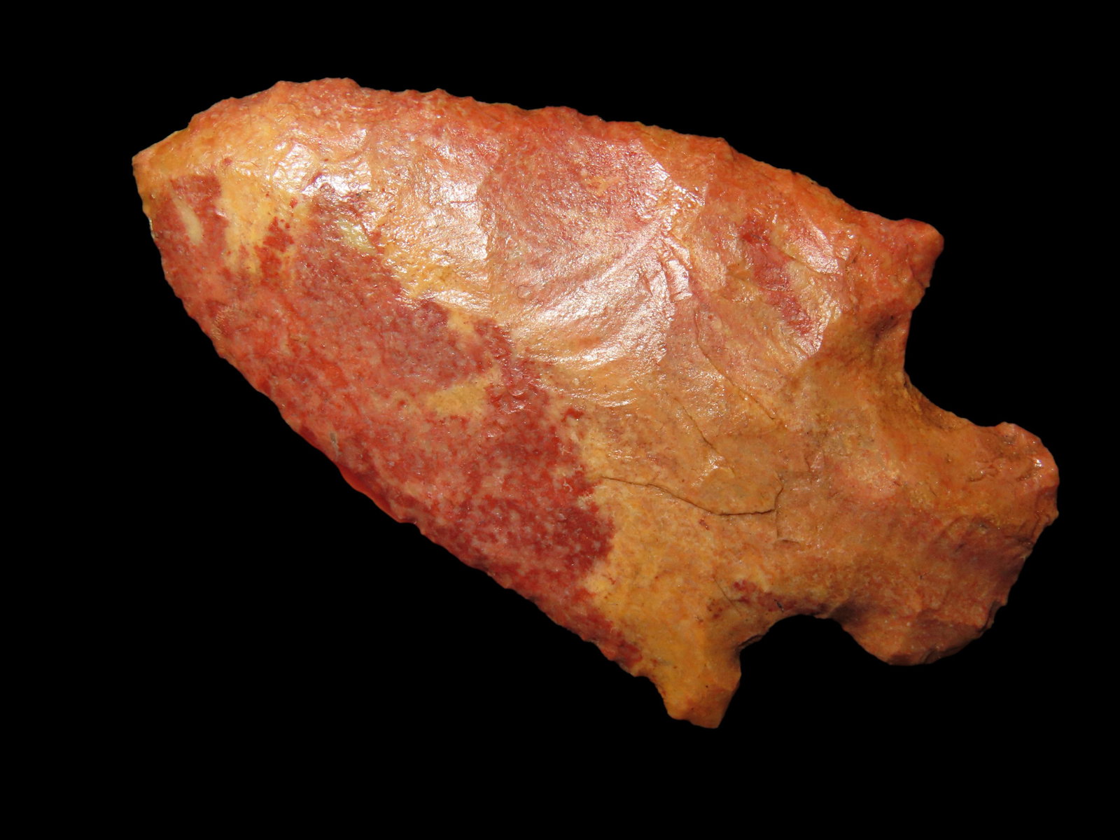 2 1/2" Snyders, made of Crowley Ridge Chert,  found in Butler Co Missouri, Ex George Robertson (1 of 4)