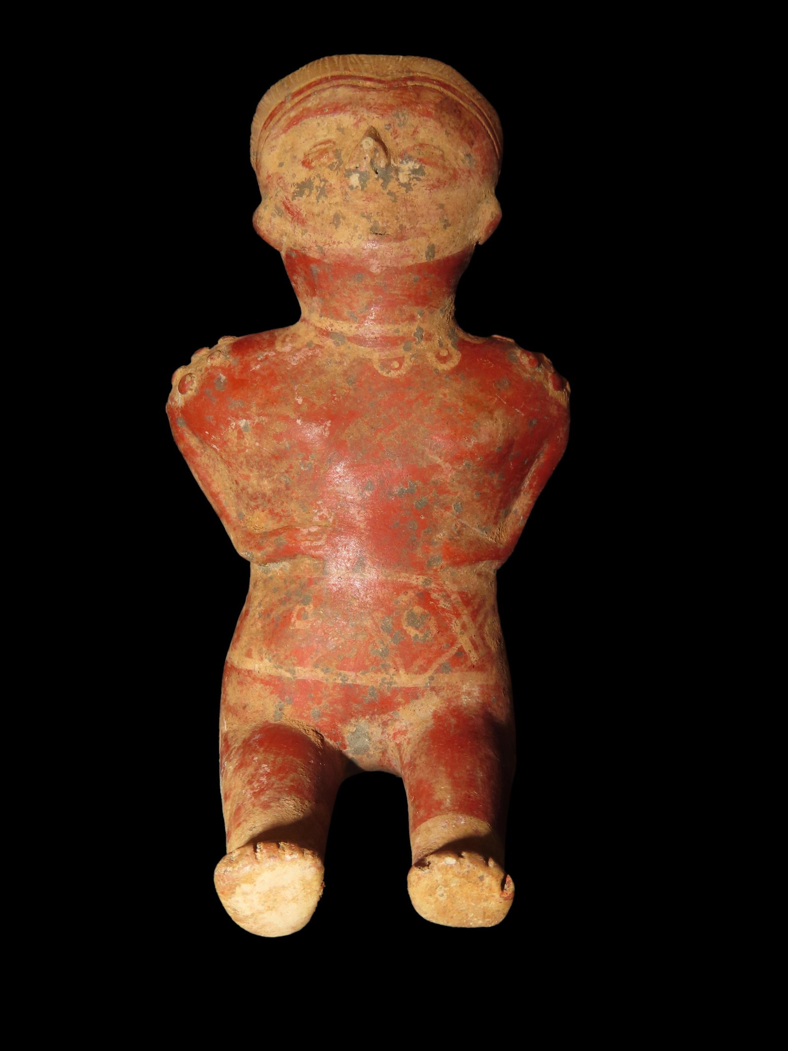5" Tall Pre Columbian Human Effigy Vessal (1 of 12)