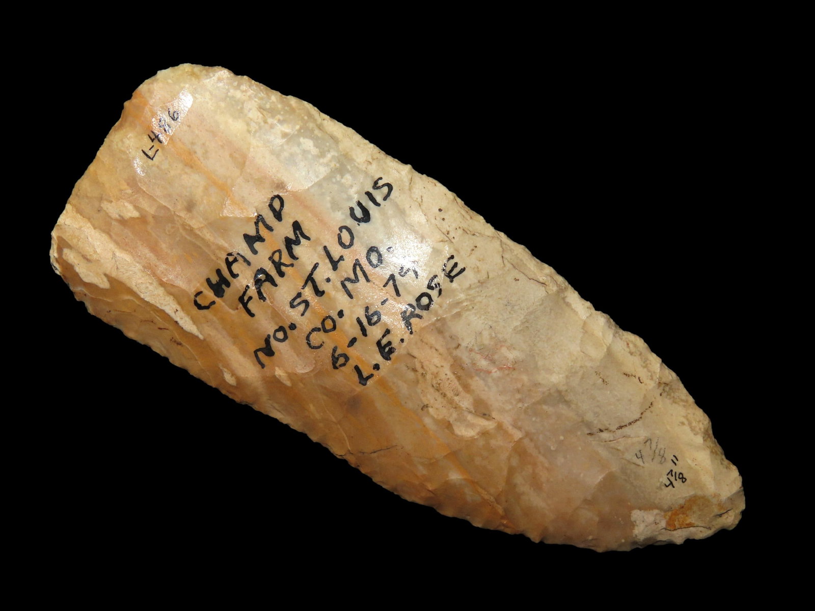 4 3/4" Stanfield Blade- St Louis Co Missouri- Colorful Banding- Ex L.E Rose- Ex Glenn Leesman (1 of 8)