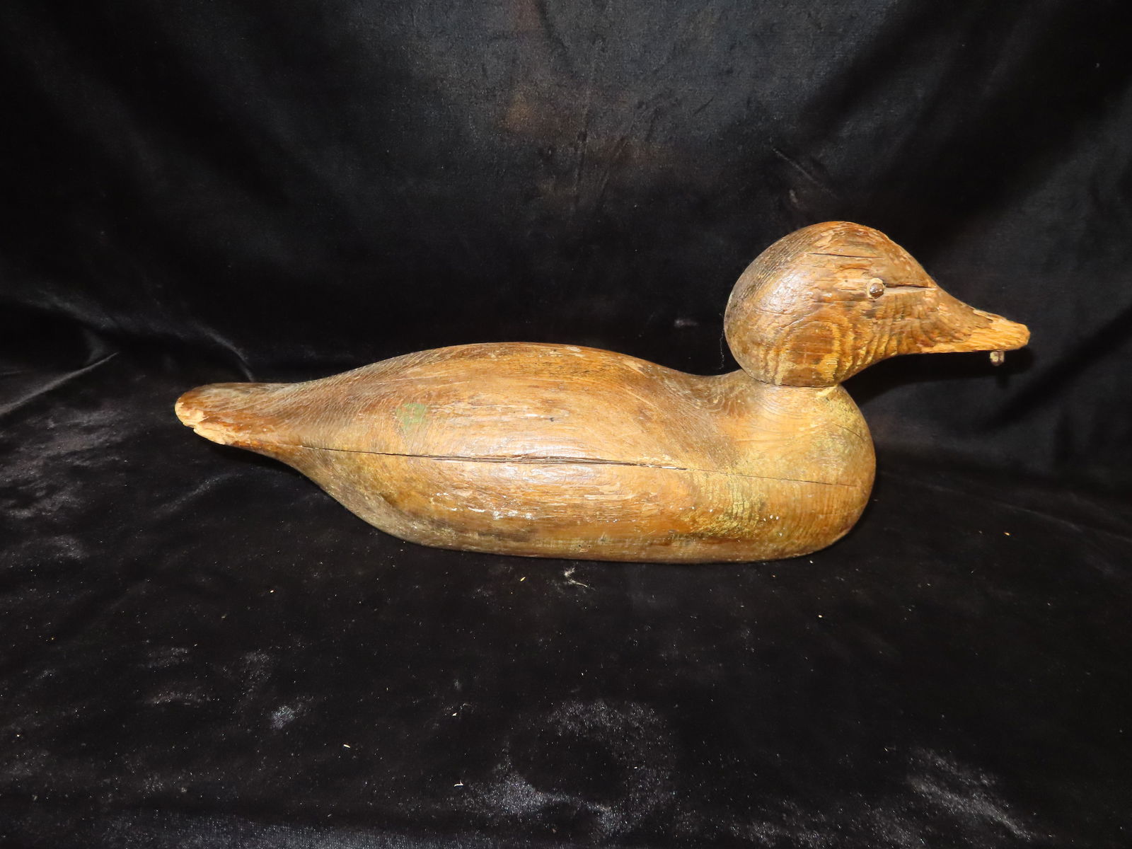 Wood Duck Decoy, signed H.W.R., Ex Briscoe Collection, Duck/Goose Decoy, Waterfowl, Hunting,: Wood Duck Decoy, signed H.W.R., Ex Briscoe Collection, Duck/Goose Decoy, Waterfowl, Hunting, Primitive, Antique, Quincy Illinois