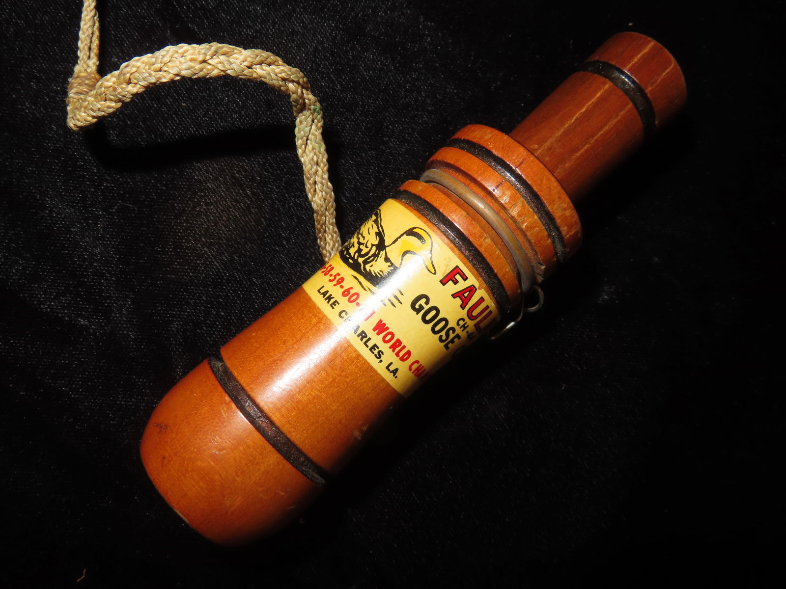 1975 Faulk's Goose Call, working condition, no packaging, Ex Briscoe Collection, Duck/Goose Decoy, (1 of 5)