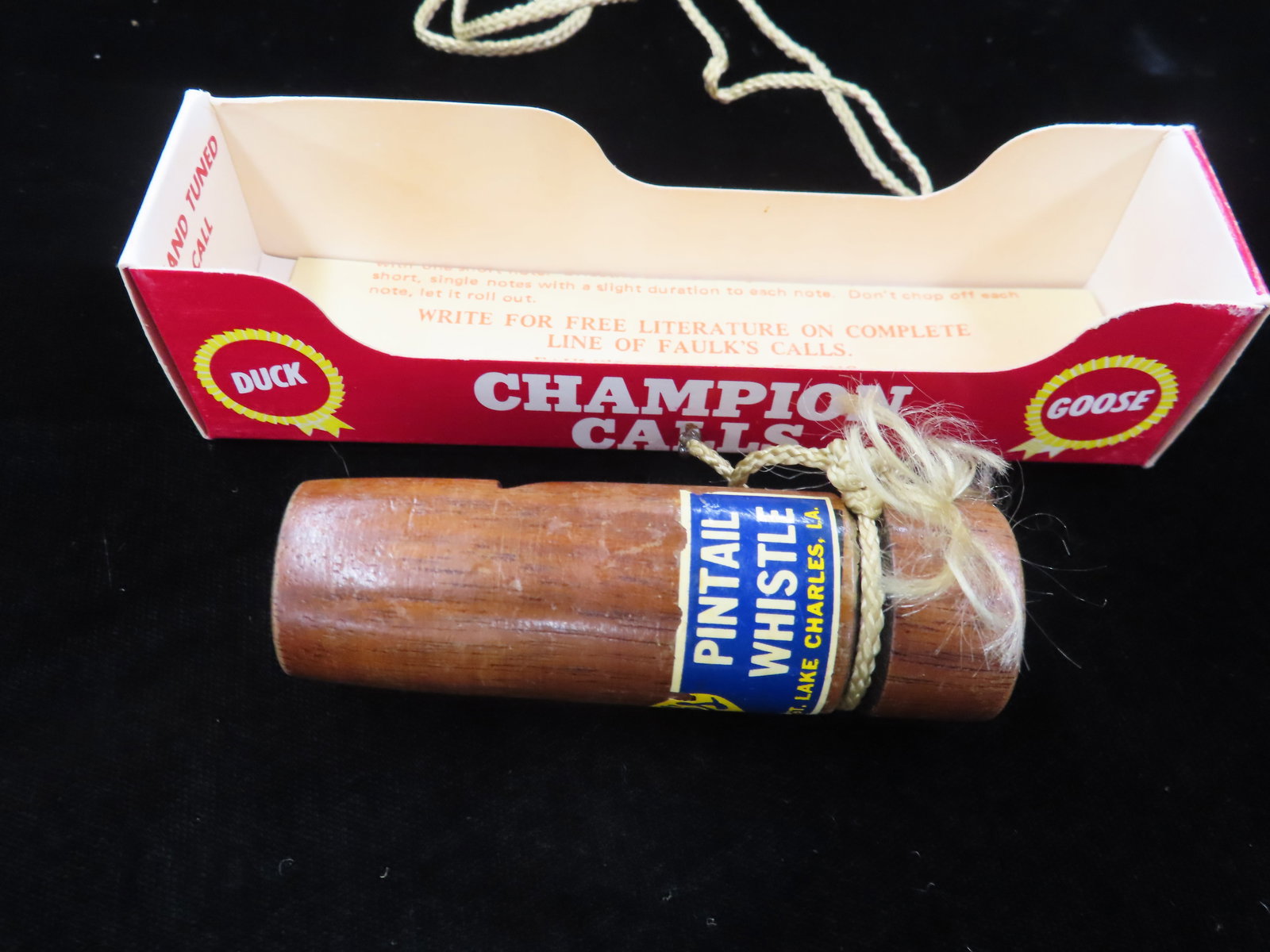 Faulk's Pintail Whistle PW-70, purchased in 1980, with Original Packaging and Paperwork, Ex Briscoe: Faulk's Pintail Whistle PW-70, purchased in 1980, with Original Packaging and Paperwork, Ex Briscoe Collection, Duck/Goose Decoy, Waterfowl, Hunting, Primitive, Antique, Quincy Illinois