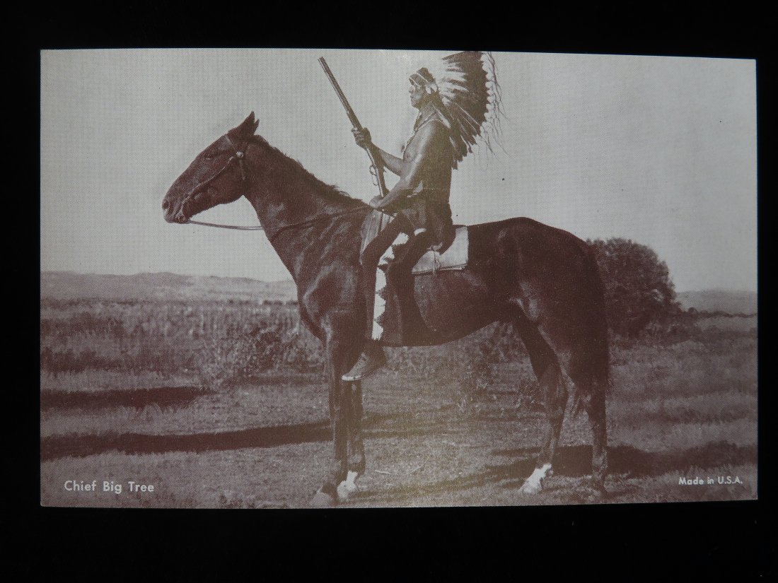 Native American Post Card Early Native American Picture 5 1/4"x3 1/4" (1 of 4)