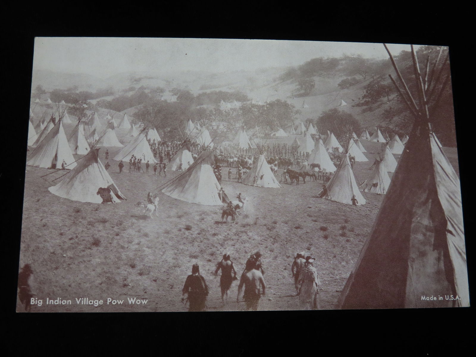 Native American Post Card Early Native American Picture 5 1/4"x3 1/4" (1 of 4)