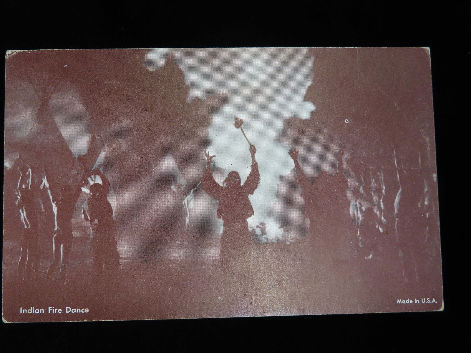 Native American Post Card Early Native American Picture 5 1/4"x3 1/4" (1 of 4)