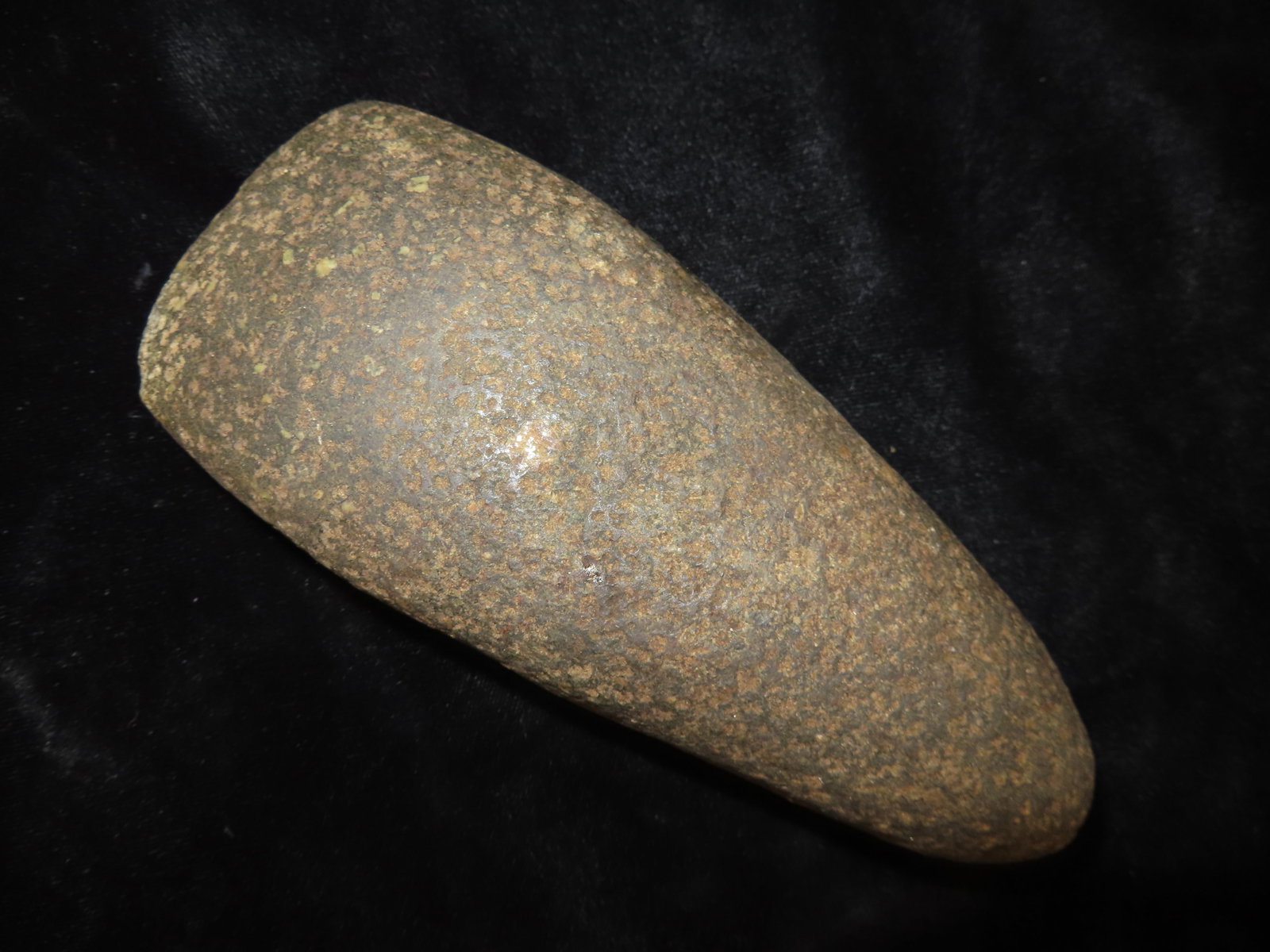 6" Polished Celt, Porphyritic Hardstone, Found by Kevin Timmerman Burlington Iowa (1 of 9)