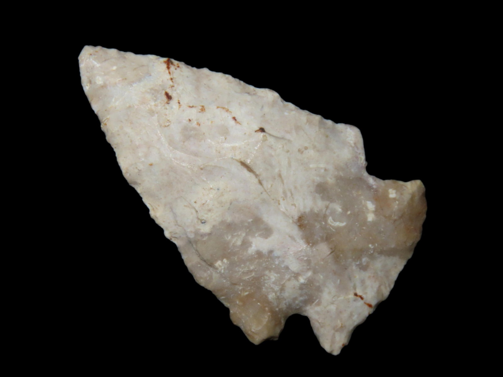 1 7/8" KIRK CORNERNOTCH FOUND IN KENTUCKY BY LEROY WILLIAMS, ARROWHEAD INDIAN ARTIFACT: 1 7/8" KIRK CORNERNOTCH FOUND IN KENTUCKY BY LEROY WILLIAMS, ARROWHEAD INDIAN ARTIFACT