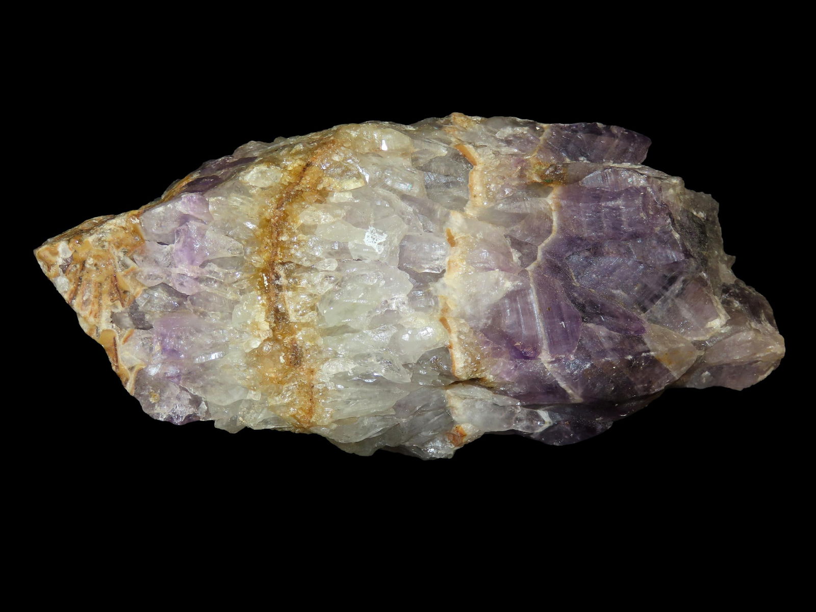 7.1/2" Geode / Fluorite Section, This Section of Relics / Fossils came from the Byron Knoblock Estat: 7.1/2" Geode / Fluorite Section, This Section of Relics / Fossils came from the Byron Knoblock Estate Sale in Quincy Illinois Ex Mary Jo Hunt Collection