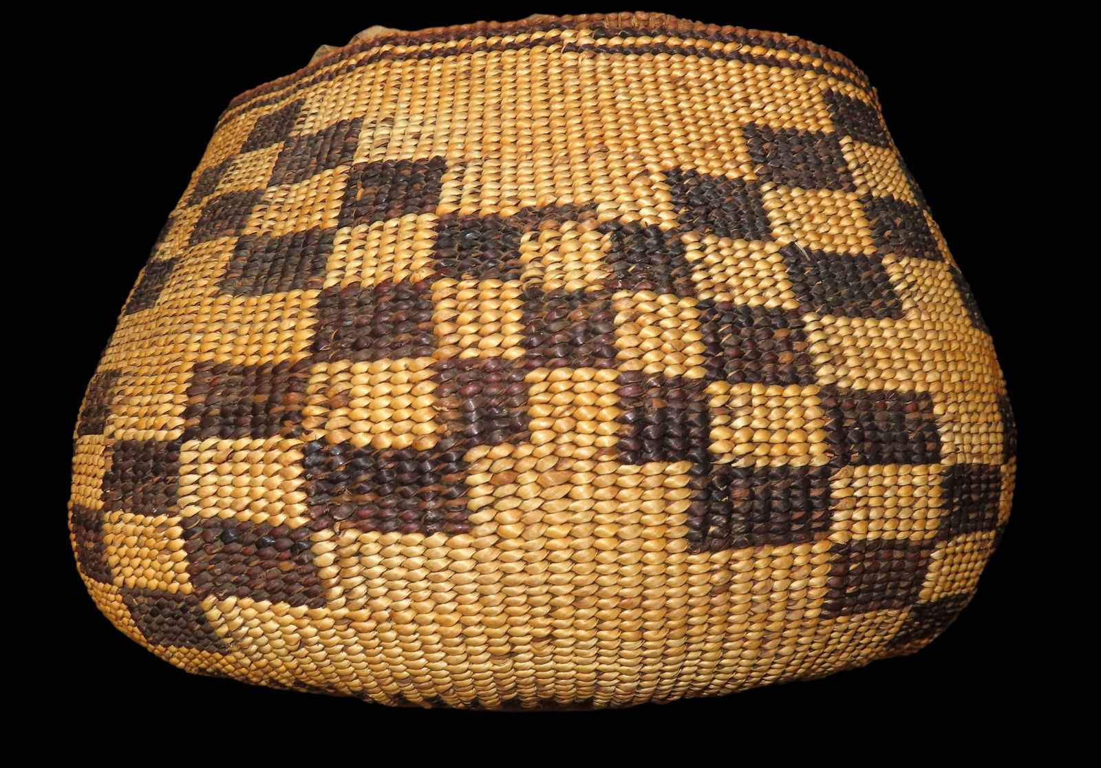 9" x 5 3/4" Cahuilla Coiled Basket from South of Los Angeles,  From the Collection of Walter Crinnio (1 of 6)