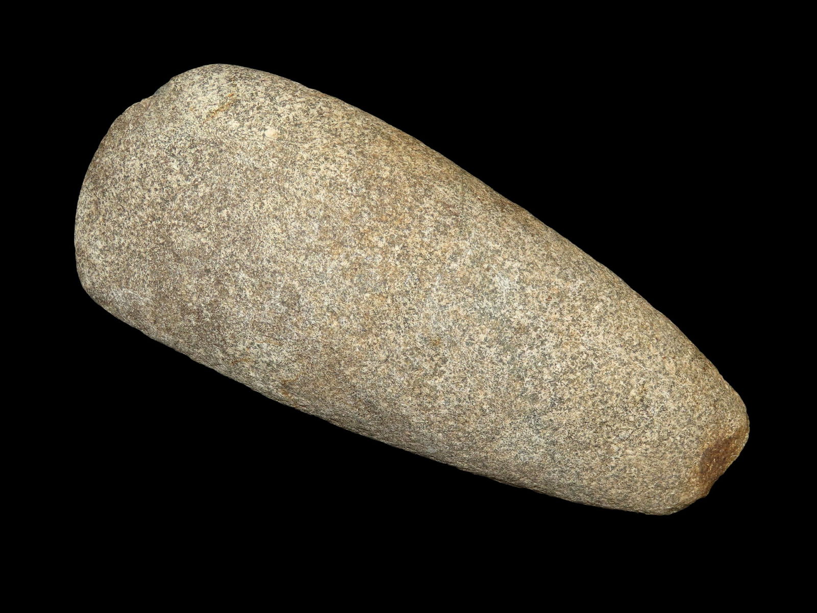 7.1/4" Pole Celt, Nice Color and polished Bit, Found in Illinois, Ex Randall Kimbrell (1 of 9)