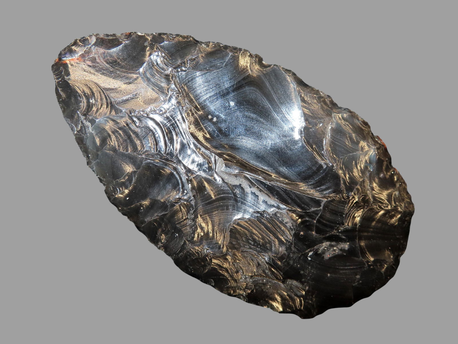 6.1/8" Paleo Obsidian Blade, California (1 of 9)