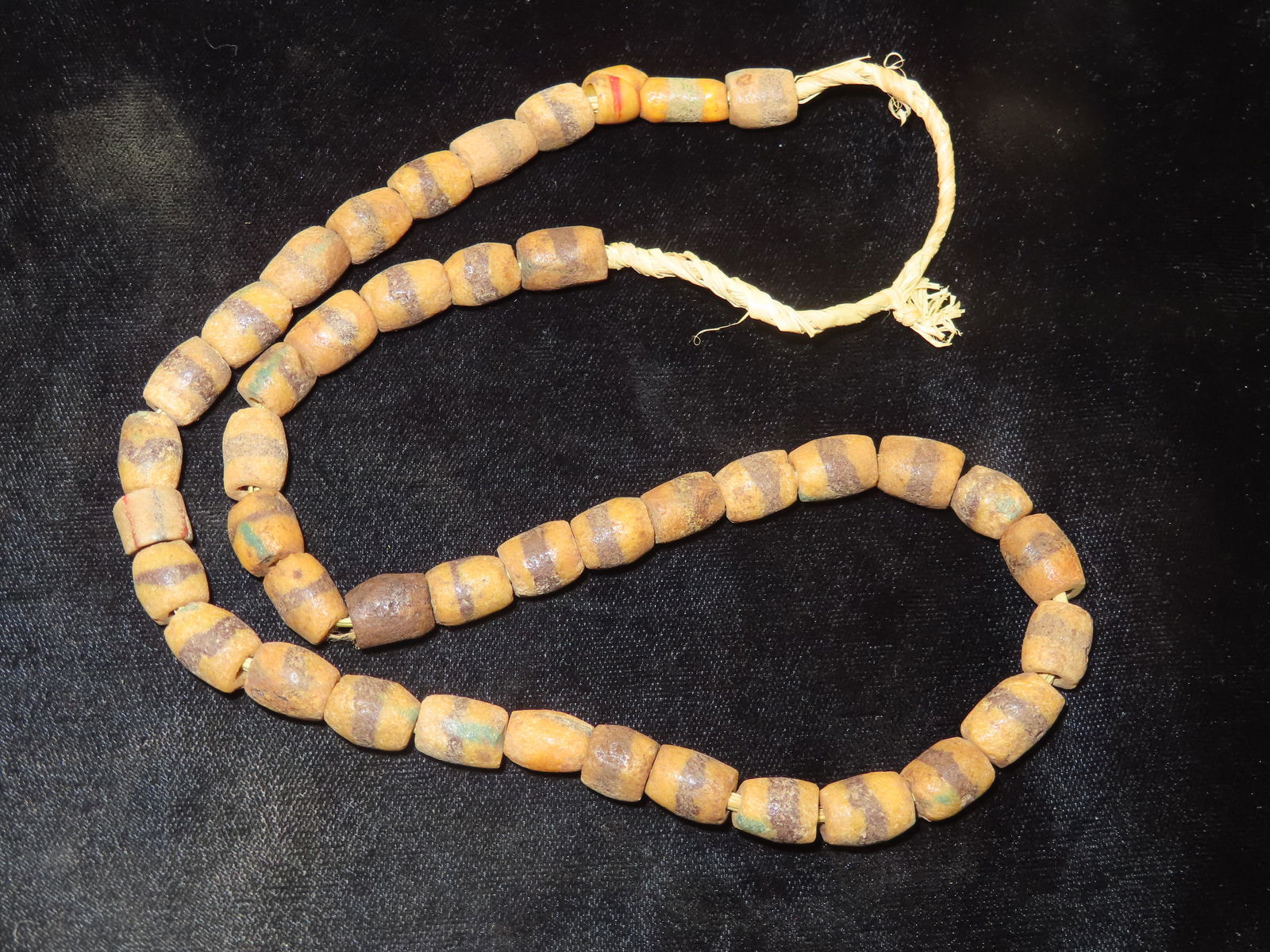 Neolithic Sandcast trade beads necklace (1 of 2)