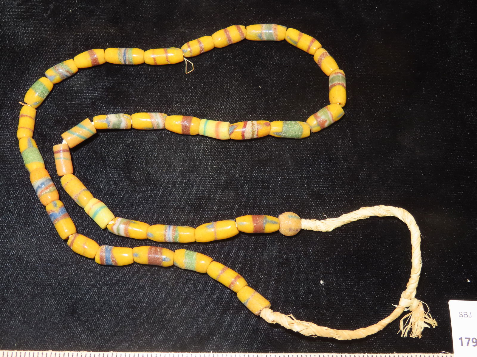 Neolithic Sandcast trade beads necklace (1 of 2)