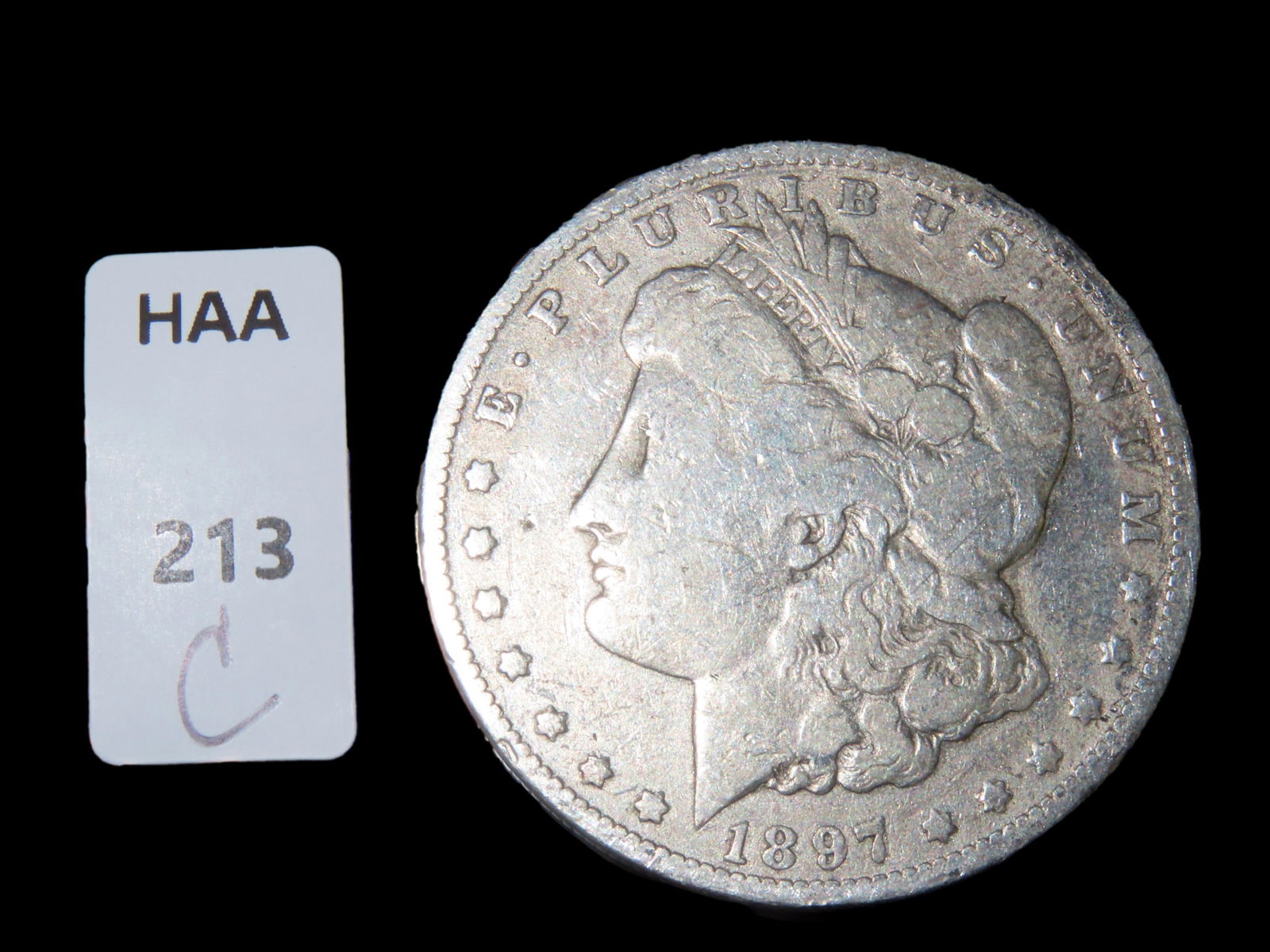 SILVER MORGAN/PEACE DOLLAR, Silver Dollar/ Peace Dollar X 1, United States Currency, Coin, $1,: SILVER MORGAN/PEACE DOLLAR, Silver Dollar/ Peace Dollar X 1, United States Currency, Coin, $1, 1870's to 1920's