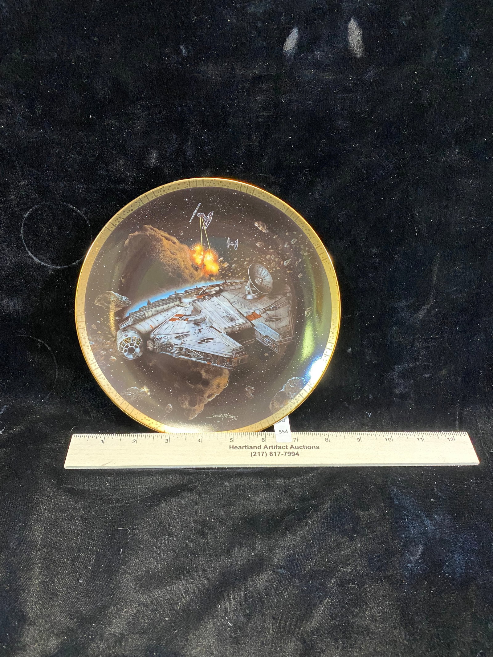 StarWars Hamilton collectors plate private collection Quincy, ILL: StarWars Hamilton collectors plate private collection Quincy, ILL