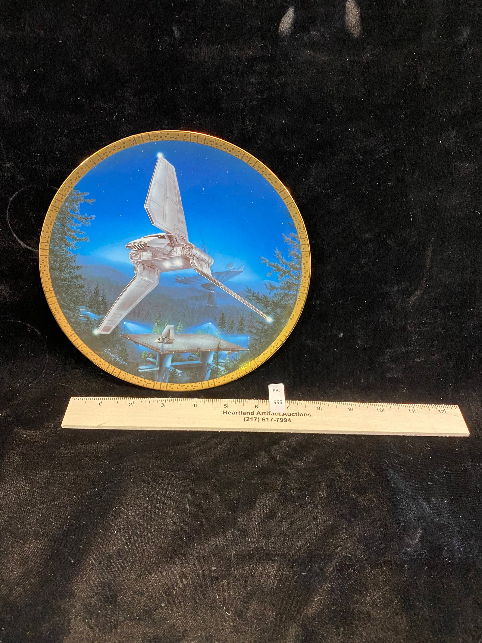 StarWars Hamilton collectors plate private collection Quincy, ILL: StarWars Hamilton collectors plate private collection Quincy, ILL