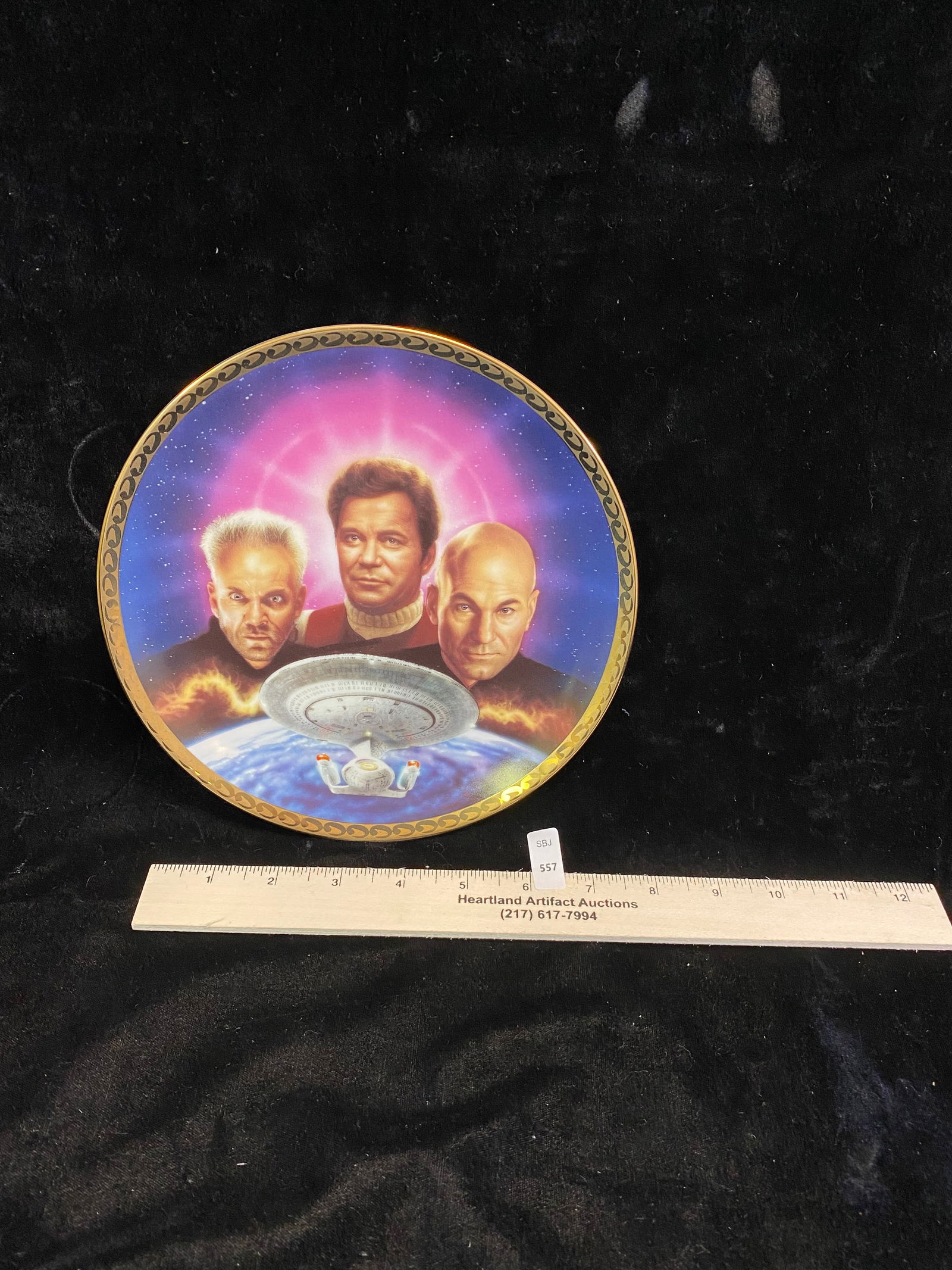 StarTrek Hamilton collectors plate private collection Quincy, ILL (1 of 2)