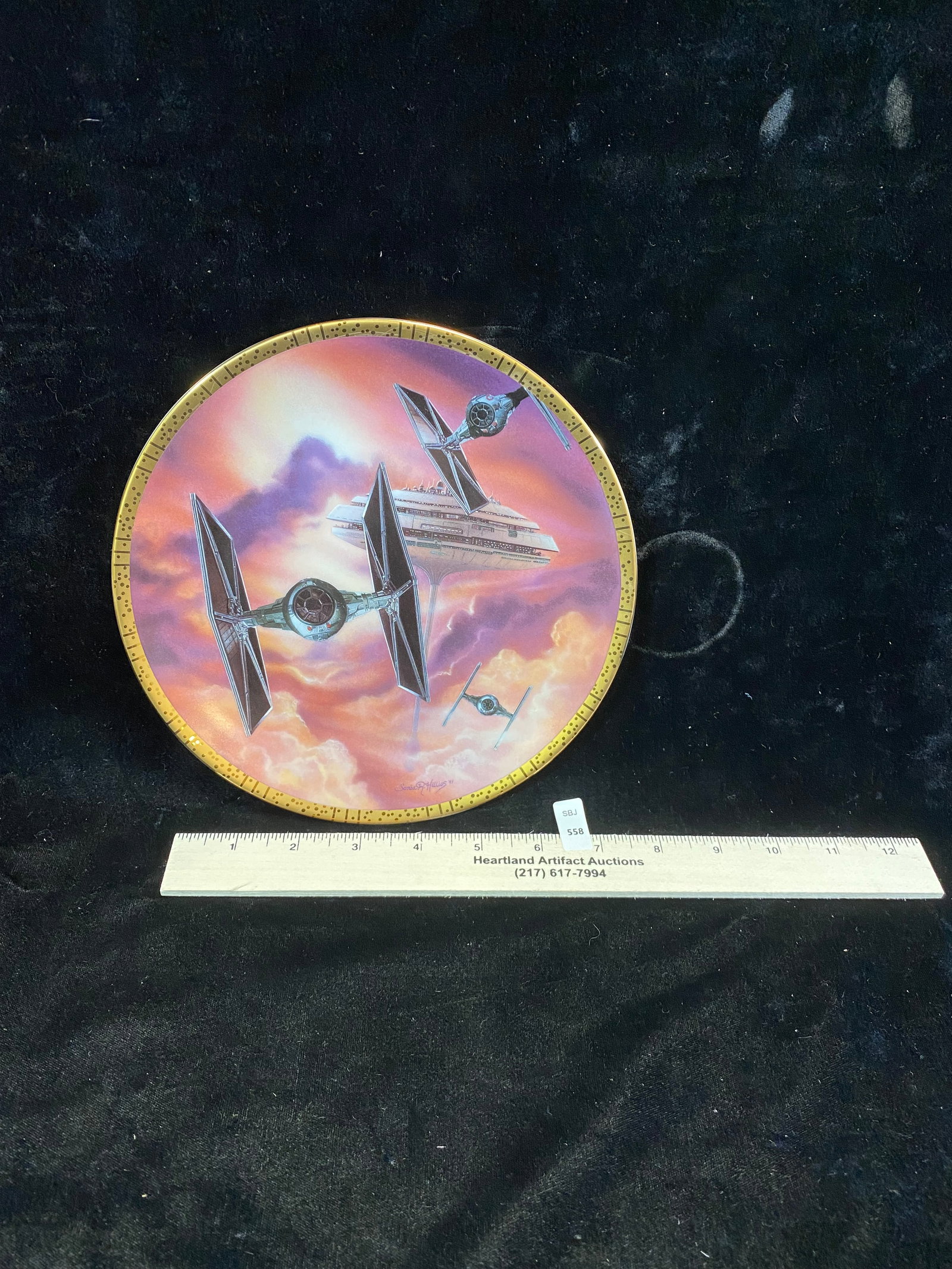 StarWars Hamilton collectors plate private collection Quincy, ILL: StarWars Hamilton collectors plate private collection Quincy, ILL