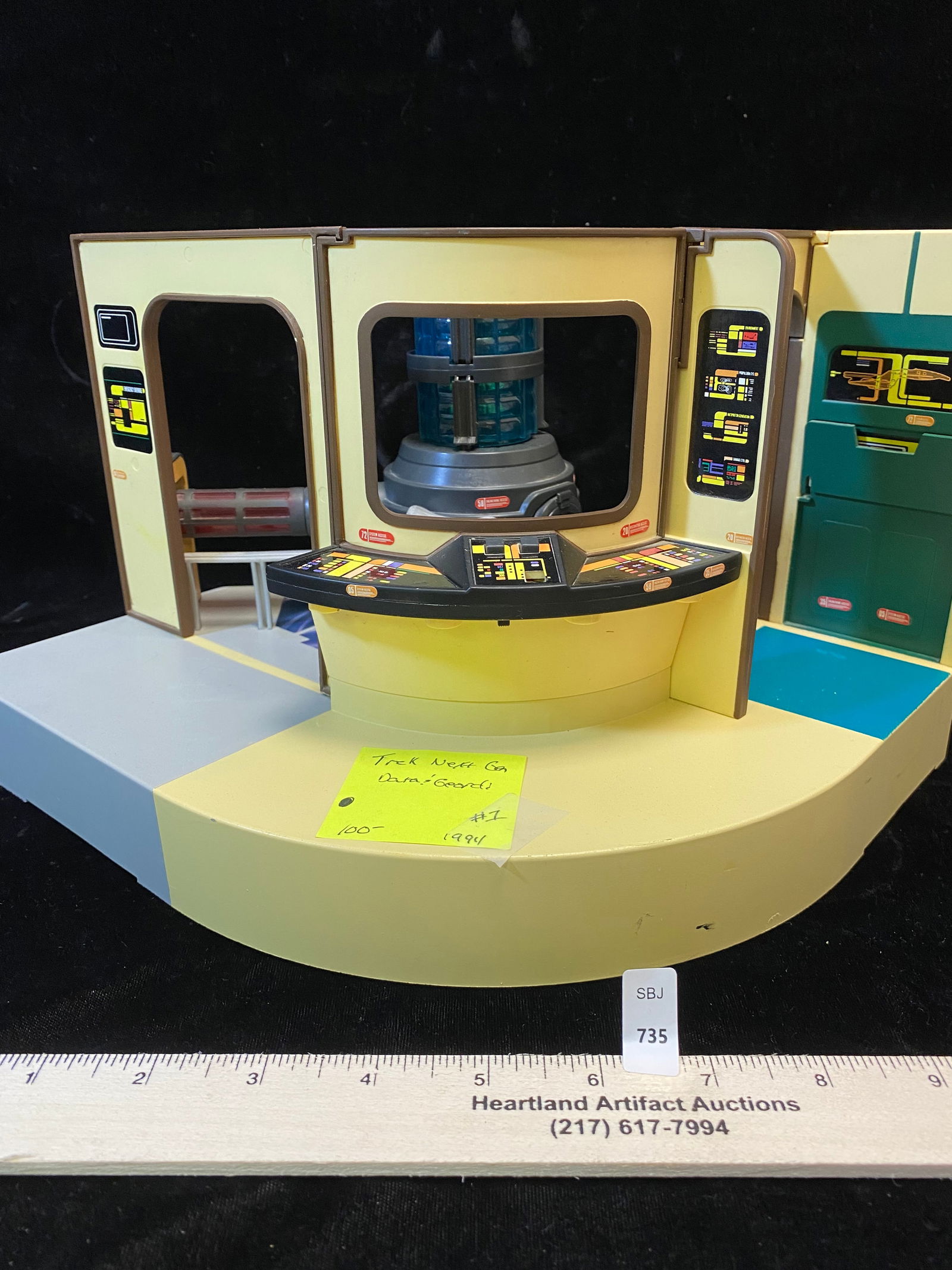 StarTrek Next Generation Data Command Center model 1994  private collection Quincy, ILL (1 of 2)