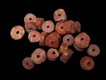 Collection of Bauxite Beads from Africa: Collection of Bauxite Beads from Africa