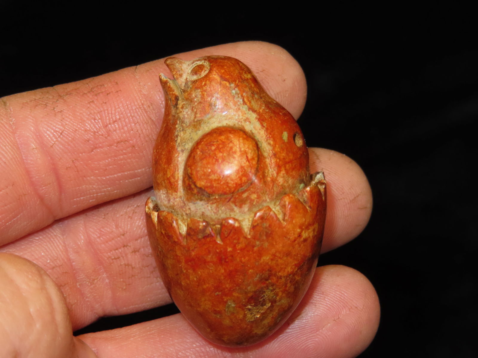 Antique Chinese Hongshan Culture Jade Effigy Carving; Asian; Vintage; Hand-made; The Hongshan (1 of 5)