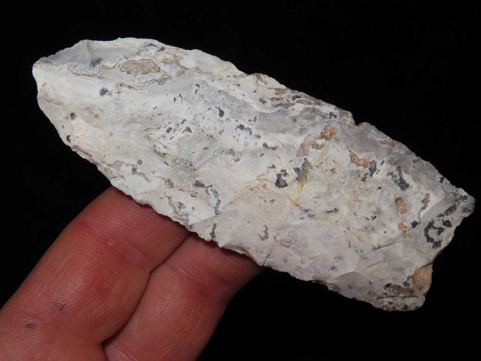 4" Clovis Knife / Preform, Motley COA, Found by Richard Whittle in Missouri, Ex Steve Lee (1 of 10)