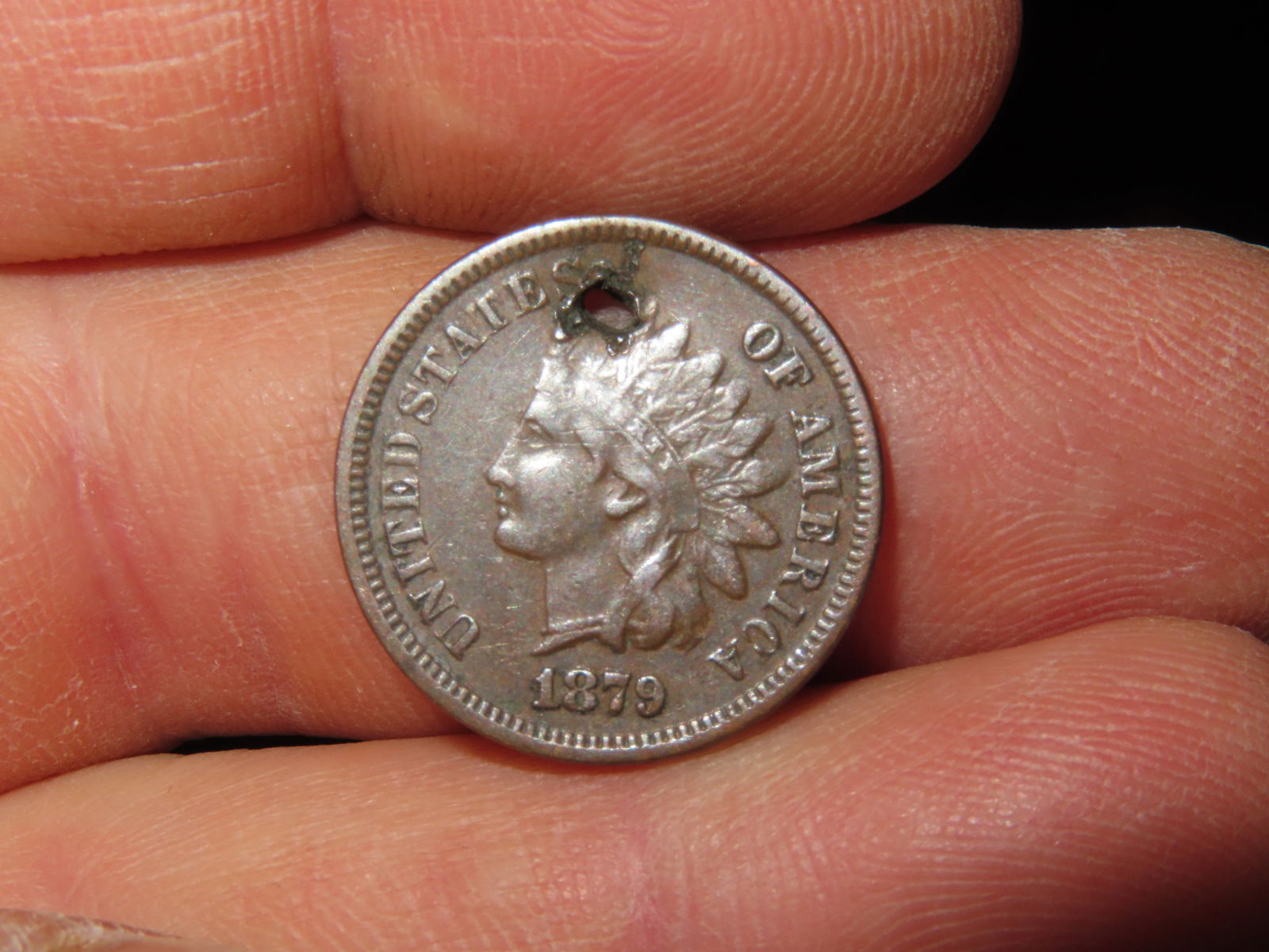 1879 Indian Head Penny Pendant (1 of 4)