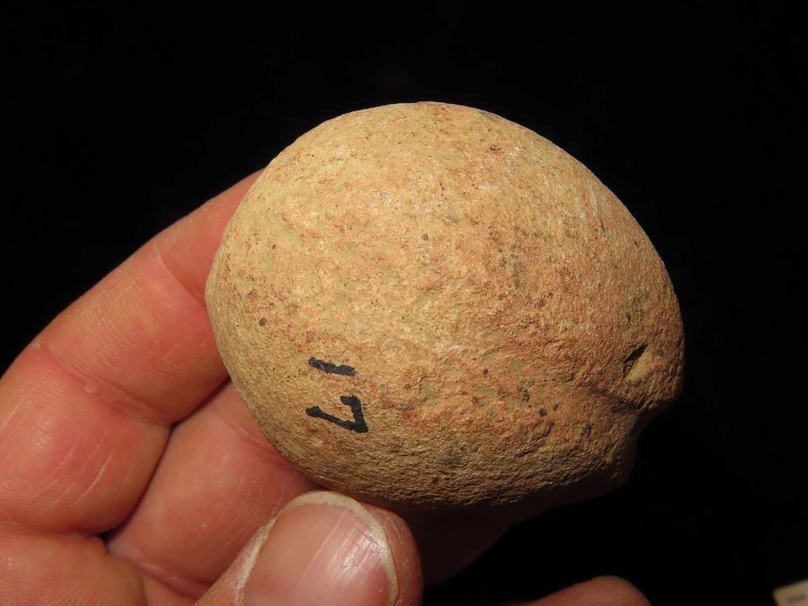 2" Full Groove Loaf Stone / Atatlatal Weight, Tennessee, Nice Groove: 2" Full Groove Loaf Stone / Atatlatal Weight, Tennessee, Nice Groove