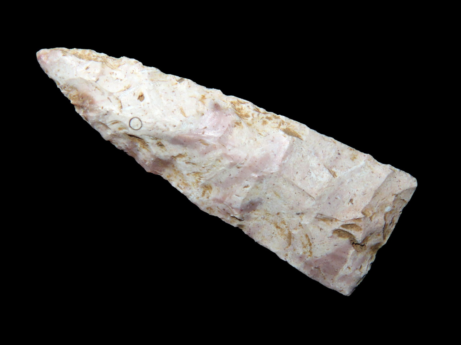 2 1/8" HUGE INCREDIBLE CAHOKIA TRIANGLE FOUND IN MADISON COUNTY ILLINOIS, INDIAN ARROWHEAD ARTIFACT (1 of 4)