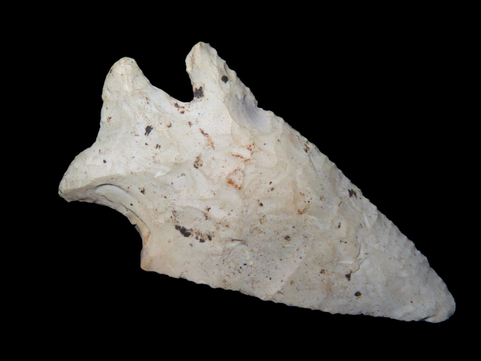 2 5/8" BARBED HARDIN FOUND IN ADAMS COUNTY ILLINOIS, GREAT DEPOSITS, INDIAN ARROWHEAD, ARTIFACT (1 of 6)