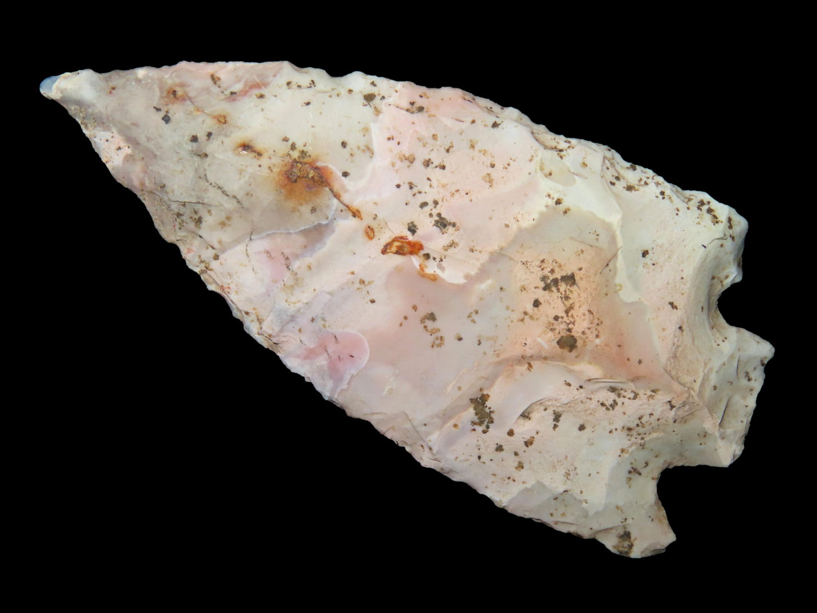 3 1/2" COLORFUL SMITH FOUND IN COOPER COUNTY MISSOURI, GREAT PATINA AND AMAZING COLOR, INDIAN (1 of 4)