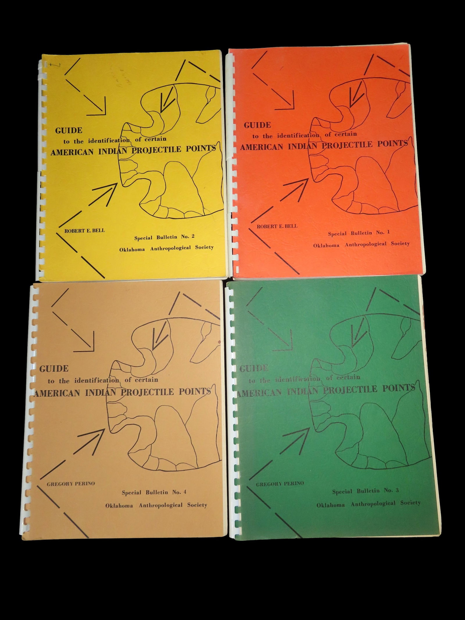 FULL SET OF GREG PERINO & ROBERT BELL'S "GUIDE TO THE IDENTIFICATION OF CERTAIN AMERICAN INDIAN (1 of 6)