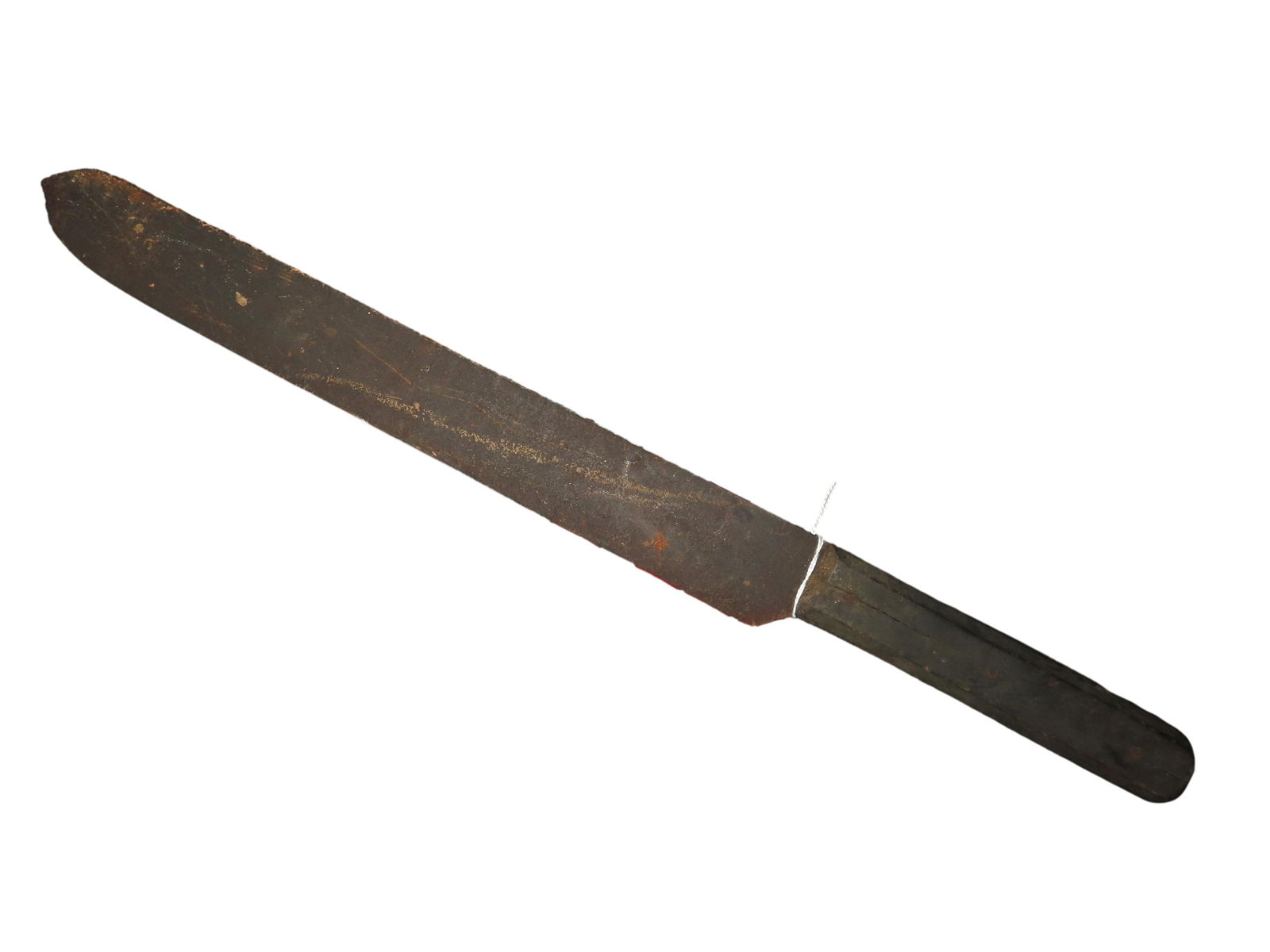 18 1/8" LONG HISTORIC 1700-1800'S HAND FORGED KNIFE, GREAT OLD EXAMPLE, NATIVE AMERICAN PLAINS (1 of 5)