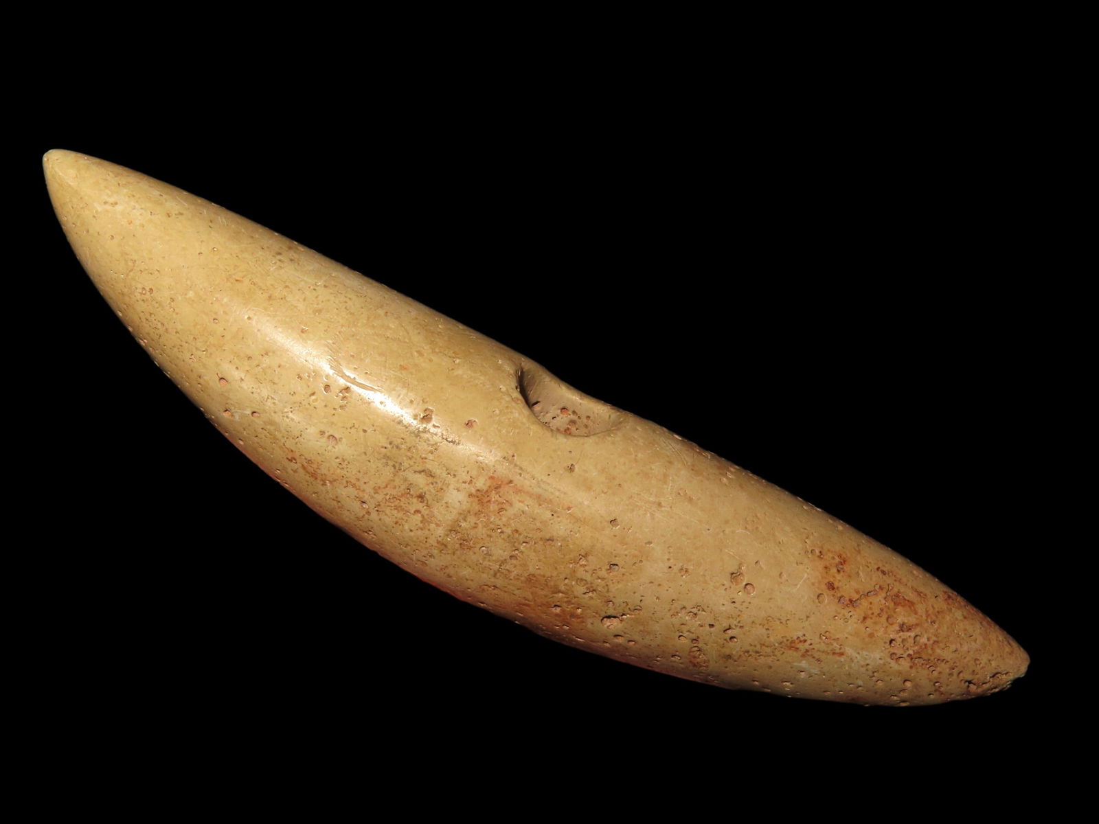 4 9/16" Pick Bannerstone,  Bennett COA, made of Pipestone, found in Scioto Co Ohio (1 of 13)