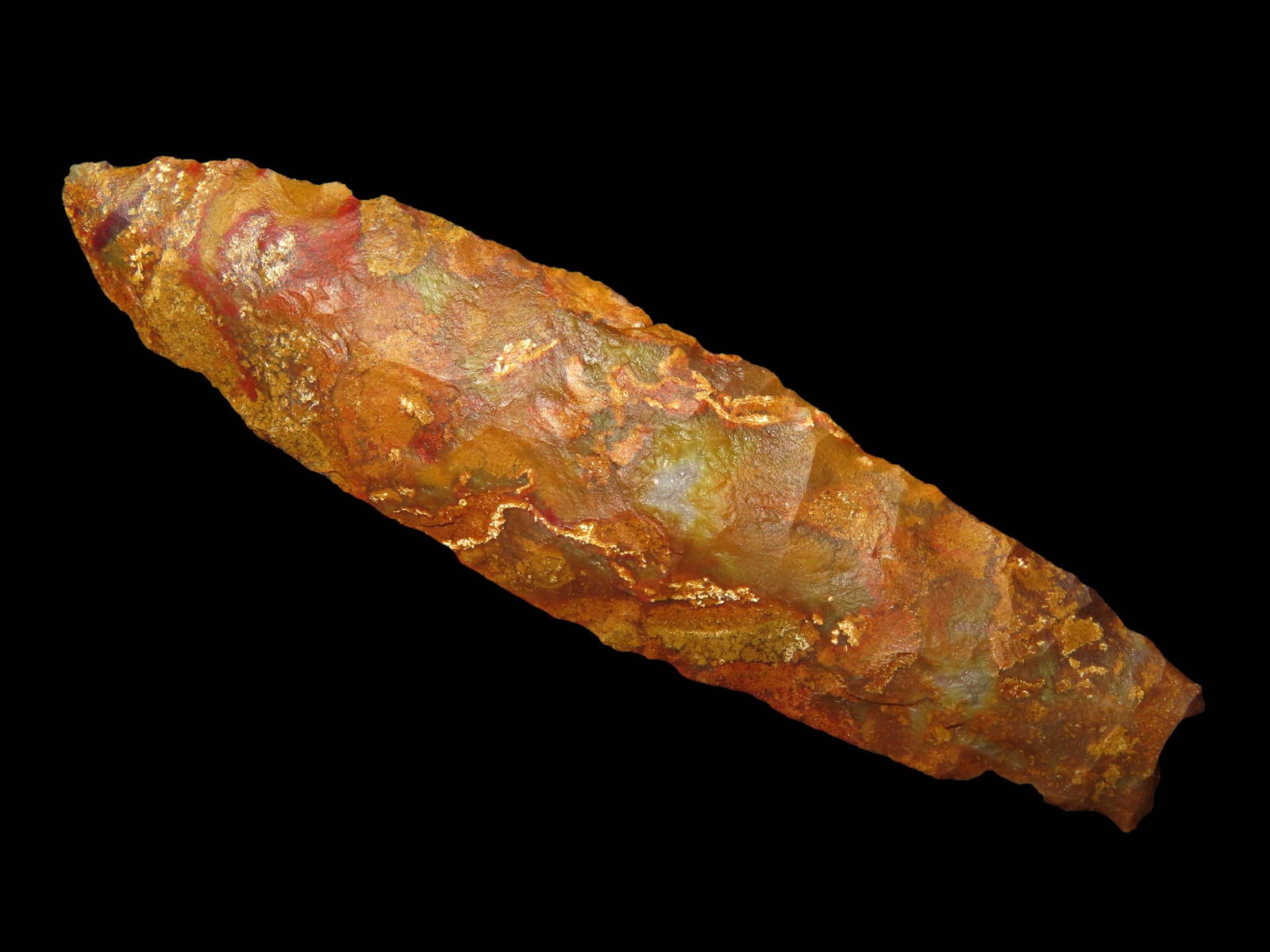 3 1/8" Trout Creek Chert Agate Basin, Motley Coa, Found In Colorado, Ex