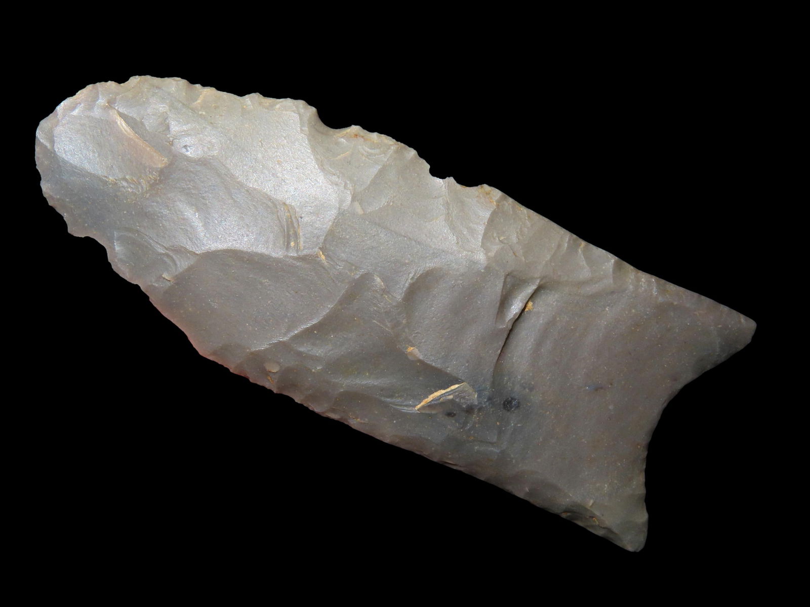 3 1/8" Fluted Clovis, Dickey COA, found in Stewart Co Tennessee, Ex John Berner Collection (1 of 13)