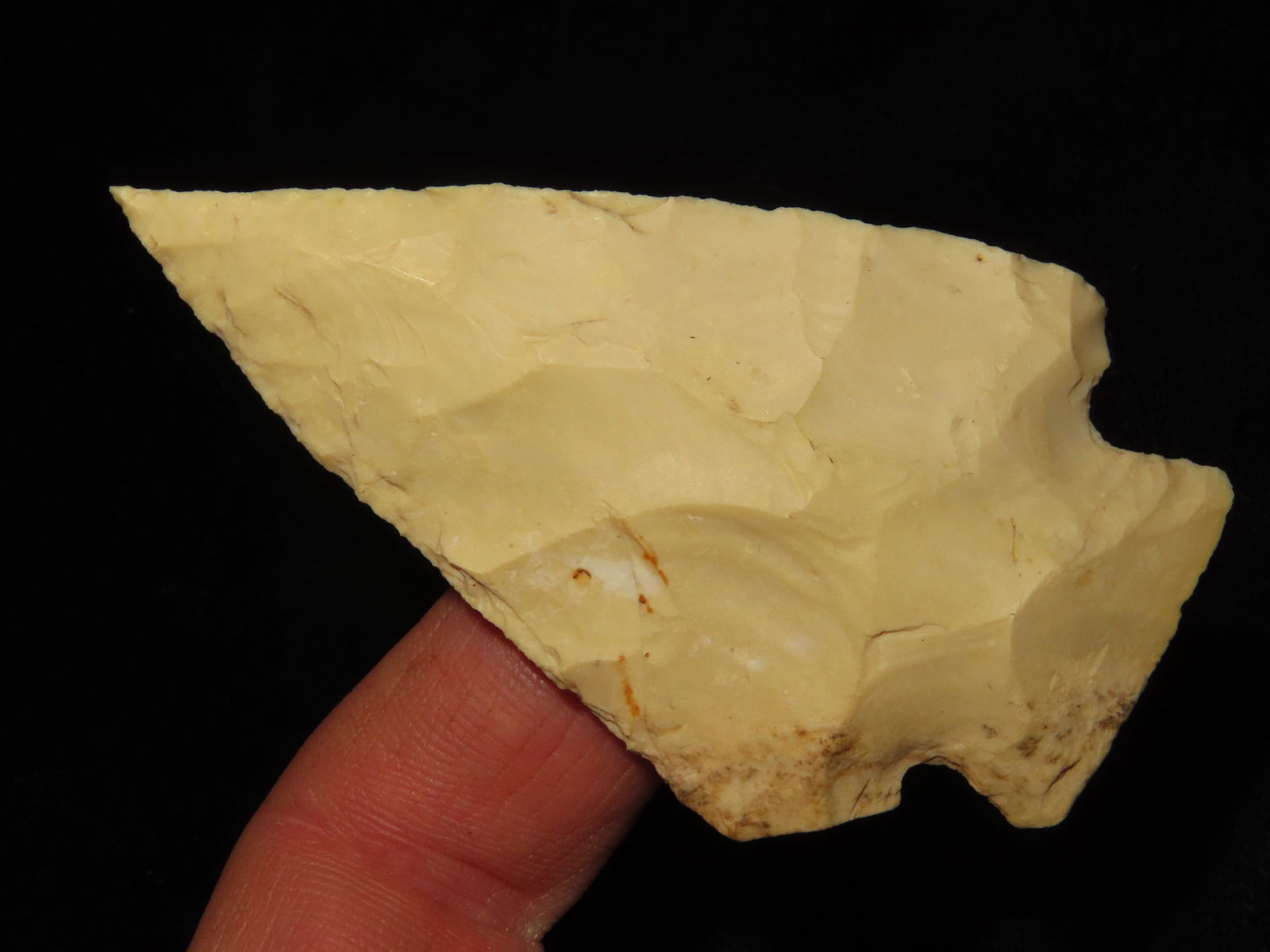 2.15/16" Needle Tip Kirk Corner Notch, Archaic Relic, Found in Miller County Missouri by Terry (1 of 6)