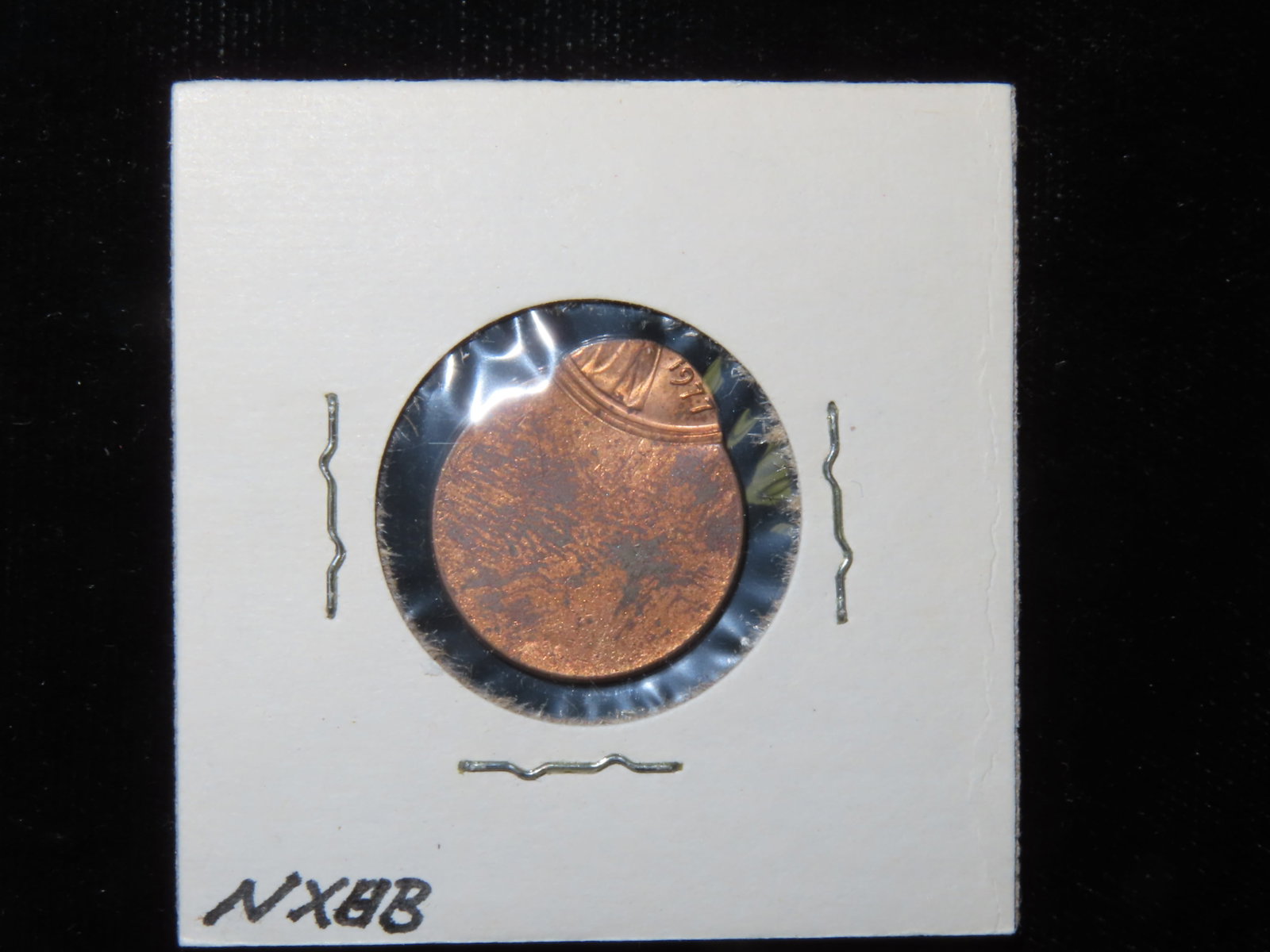 1977 United States of America Lincoln Penny, 85% Off Center Strike: 1977 United States of America Lincoln Penny, 85% Off Center Strike