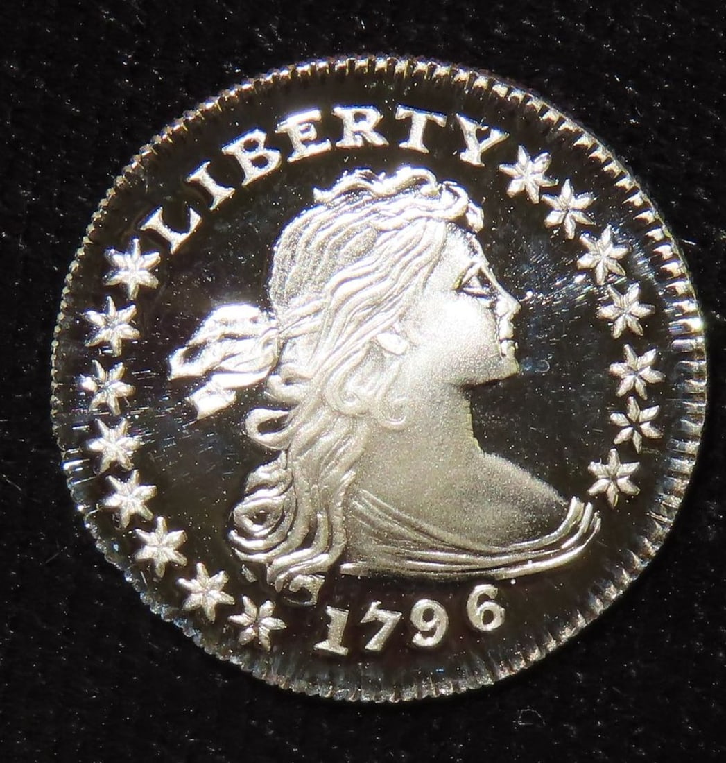 1796 Silver US Coin marked "COPY", from Calgary Mint Museum 1992: 1796 Silver US Coin marked "COPY", from Calgary Mint Museum 1992