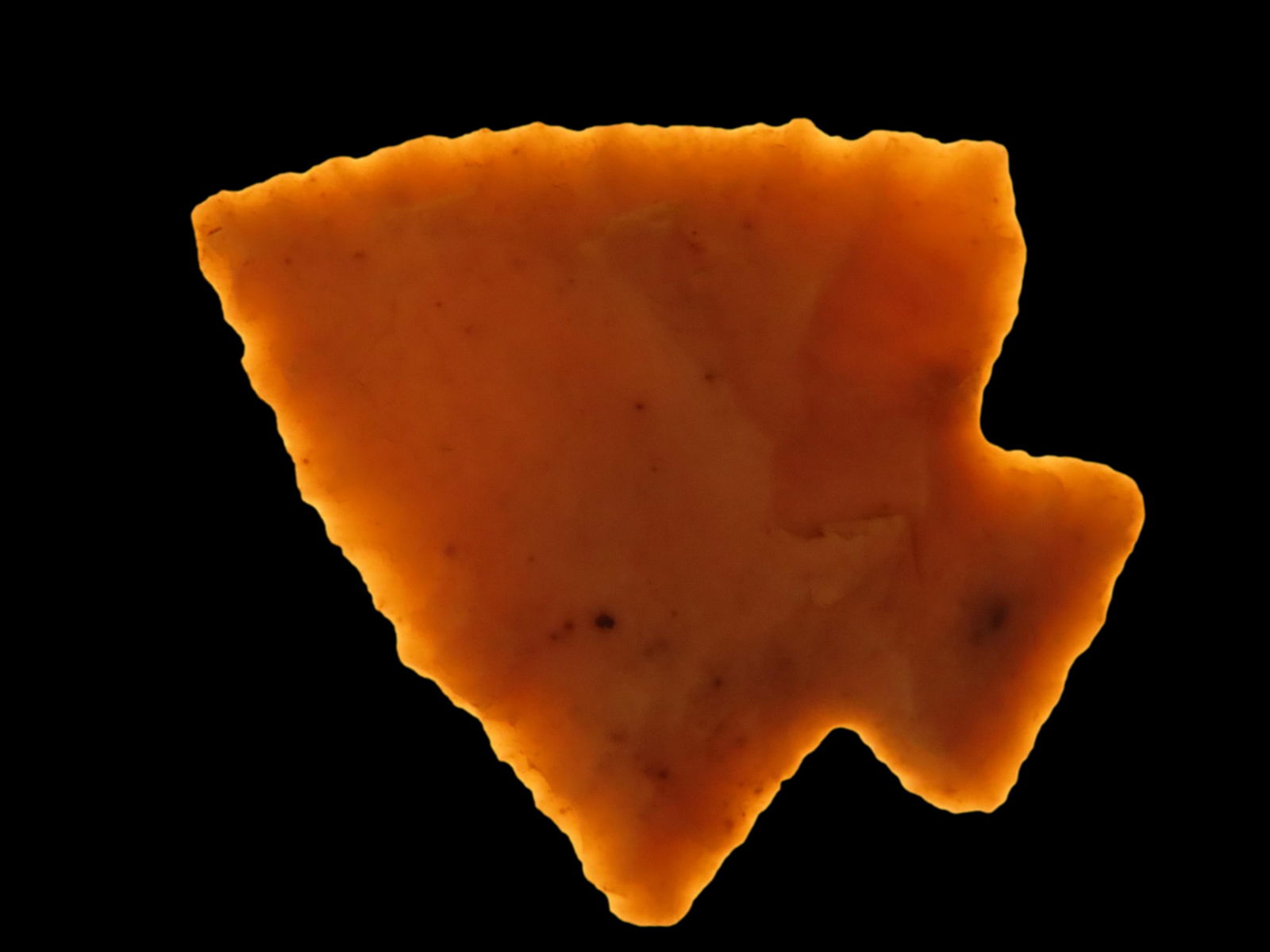 1.9/16" Fox Valley, Found in Jersey Co IL by Glenn Weaver, Ex Jake Vahle Coll.  These are points out (1 of 5)