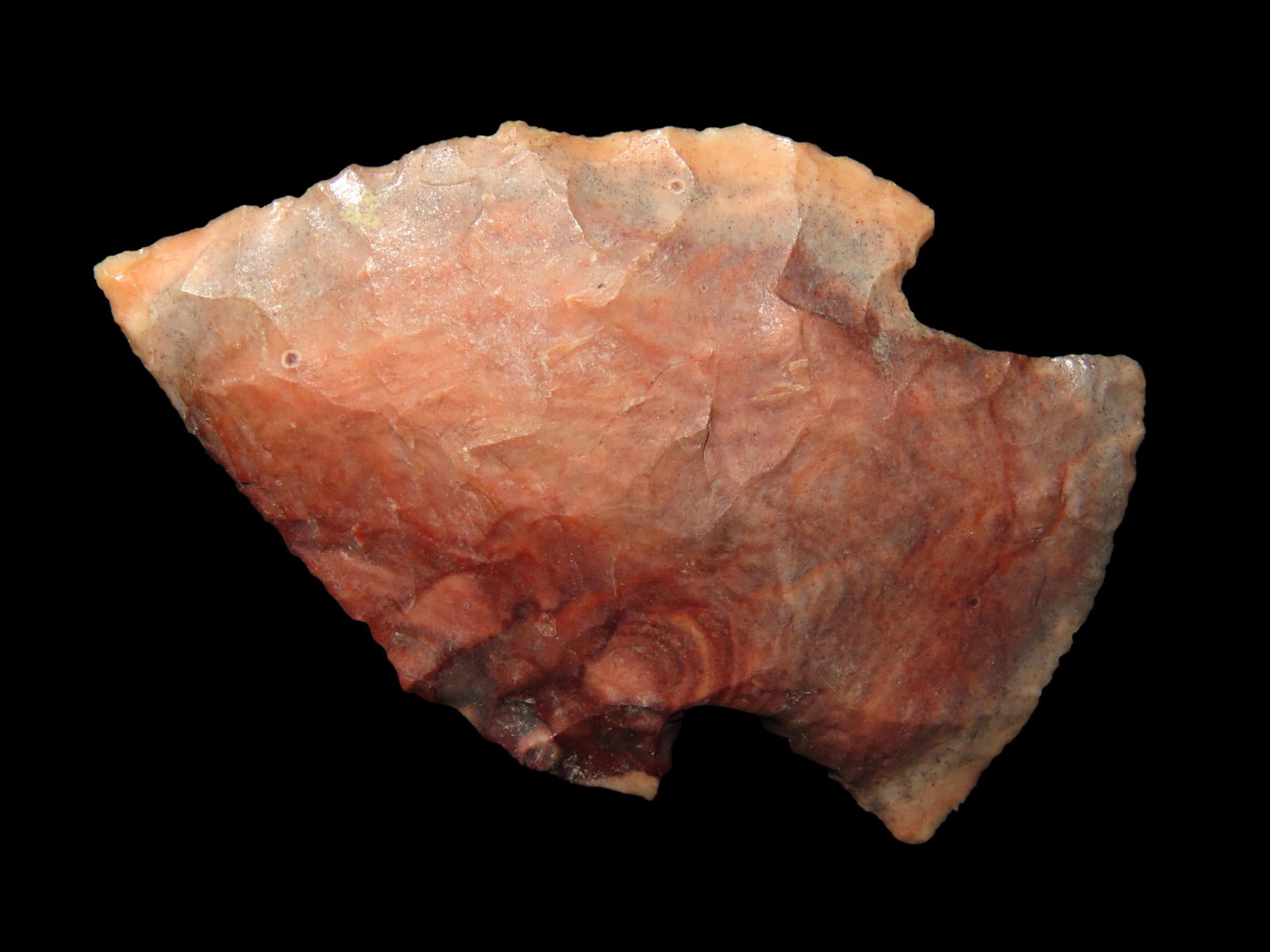 2 5/16" Steuben Expanded Stem, Dickey COA, found in Arkansas or Missouri: 2 5/16" Steuben Expanded Stem, Dickey COA, found in Arkansas or Missouri