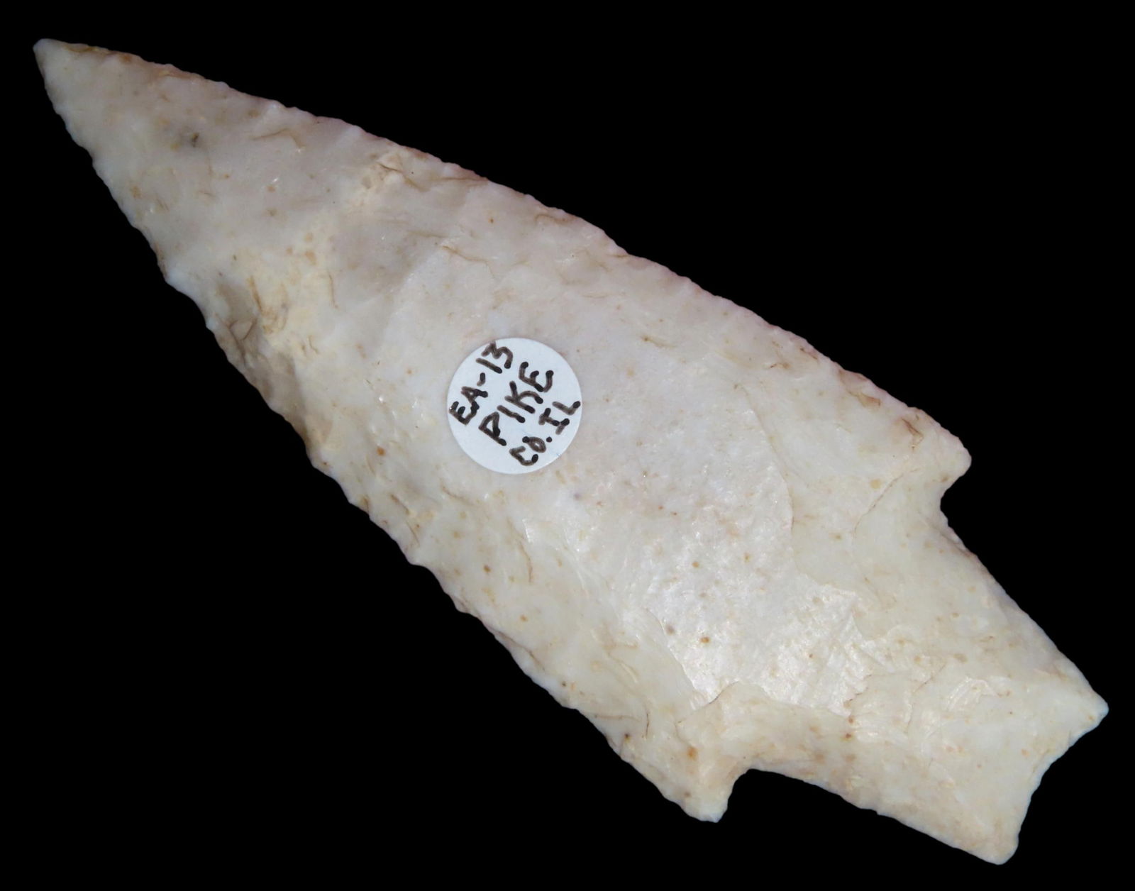 3.9/16" Hidden Valley, Pike Co IL, Found by Fred Hudon in the 1970's.  Ex Brian Sunderberg. (1 of 11)