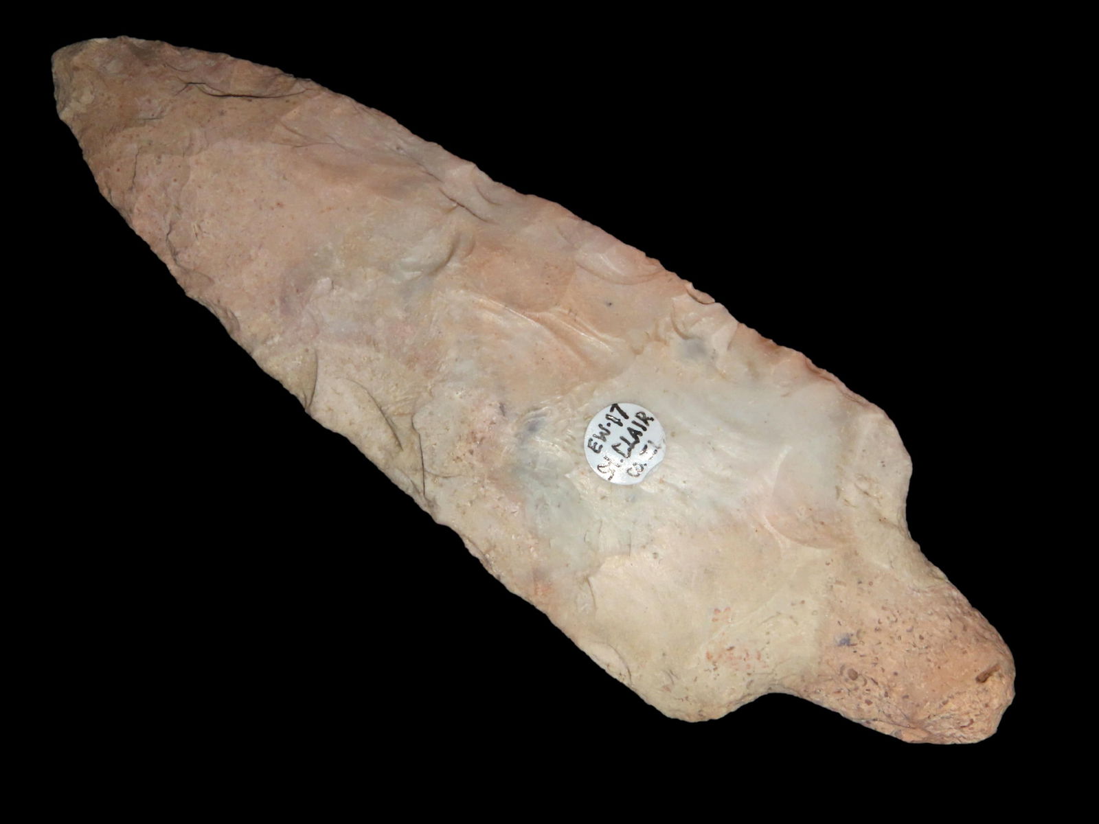 5.3/8" Adena, St Clair Co IL, Acquired from Dan Peeler, Ex Brian Sunderberg. (1 of 10)