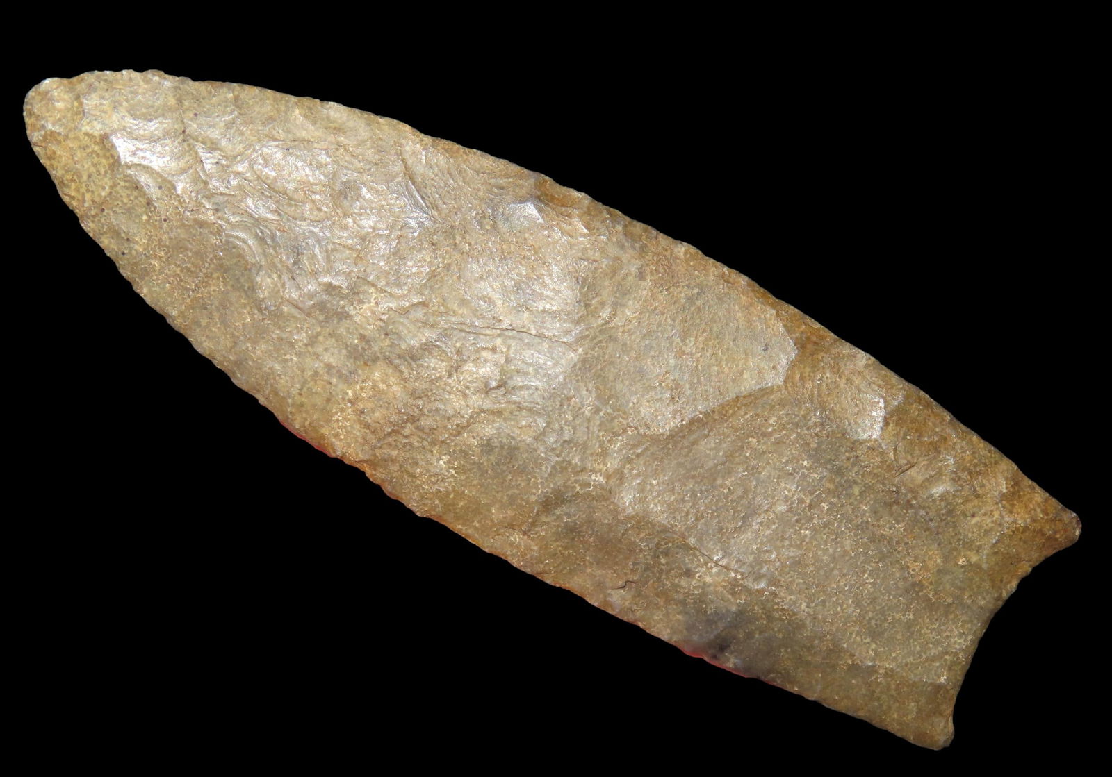 4 11/16" Clovis, Stermer COA, found in Missouri, made of Oolithic Chert, Ex Steve McCabe Sullivan (1 of 13)