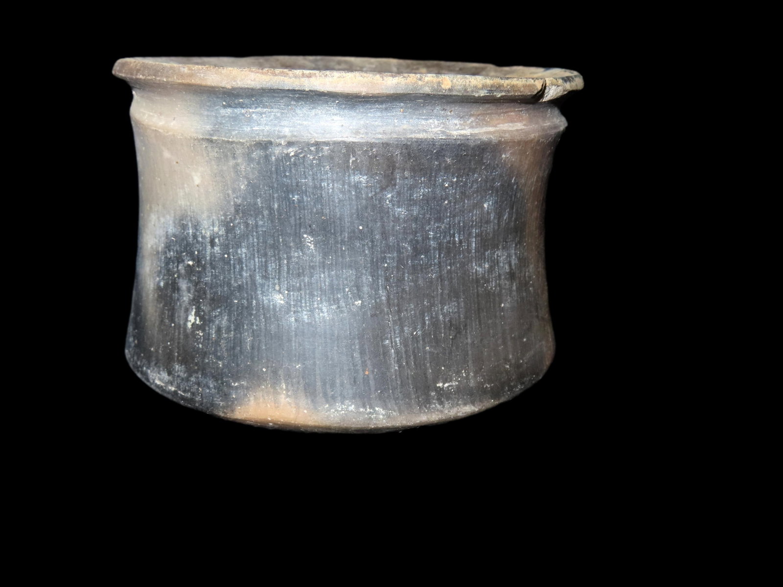 Pre-Colombian Drinking Vessel, Cylinder Shape, found in South America: Pre-Colombian Drinking Vessel, Cylinder Shape, found in South America
