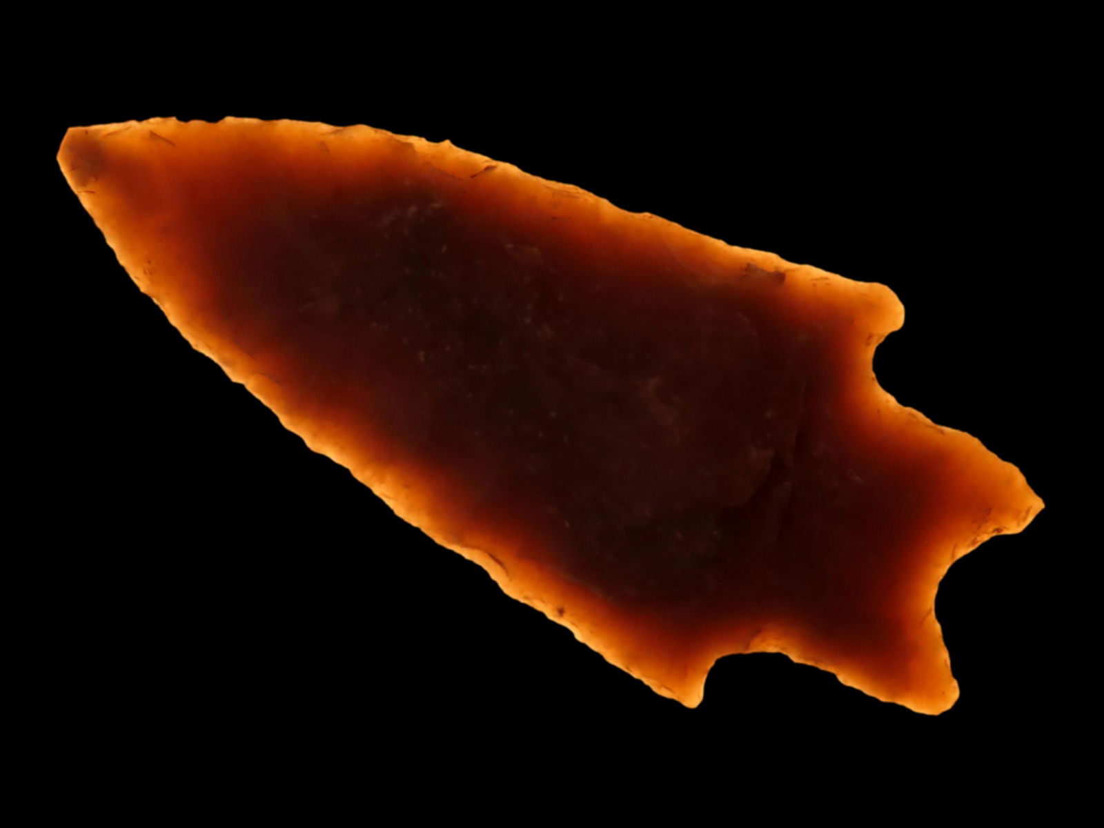 2 3/16" Gower Point, Found By Darron Buesking, Williamson County TX, Quality Texas Artifact acquired (1 of 5)