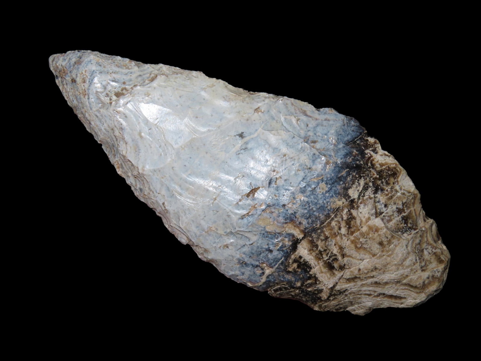 5.1/16" Huge Archaic Knife, Dickey COA, High Plains, Found in Colorado (1 of 7)